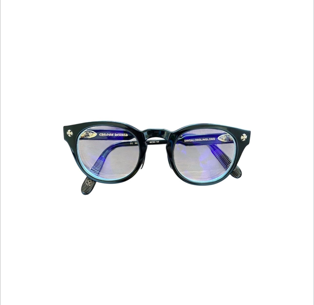 Chrome Hearts CHROME HEARTS DINGALONGLINGLONG 18k Gold eyeglasses Size ONE SIZE - 4 Thumbnail