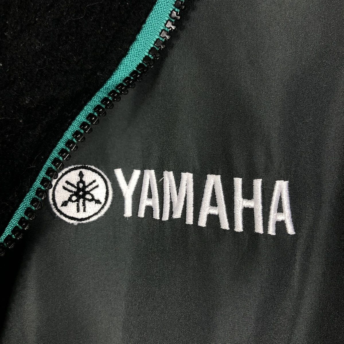 Japanese Brand 🔥BIKER JACKET REVERSIBLE YAMAHA BIG LOGO RACING WEAR Size US L / EU 52-54 / 3 - 21 Thumbnail