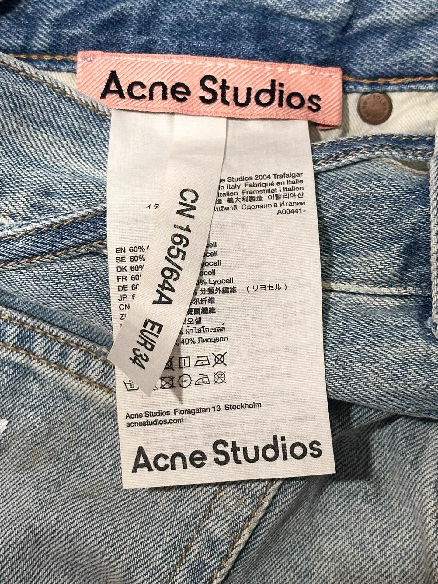 Acne Studios Acne Studios SS24 Splatter Dyed Jeans K34 Size 25" / US 0 / IT 36 - 9 Thumbnail