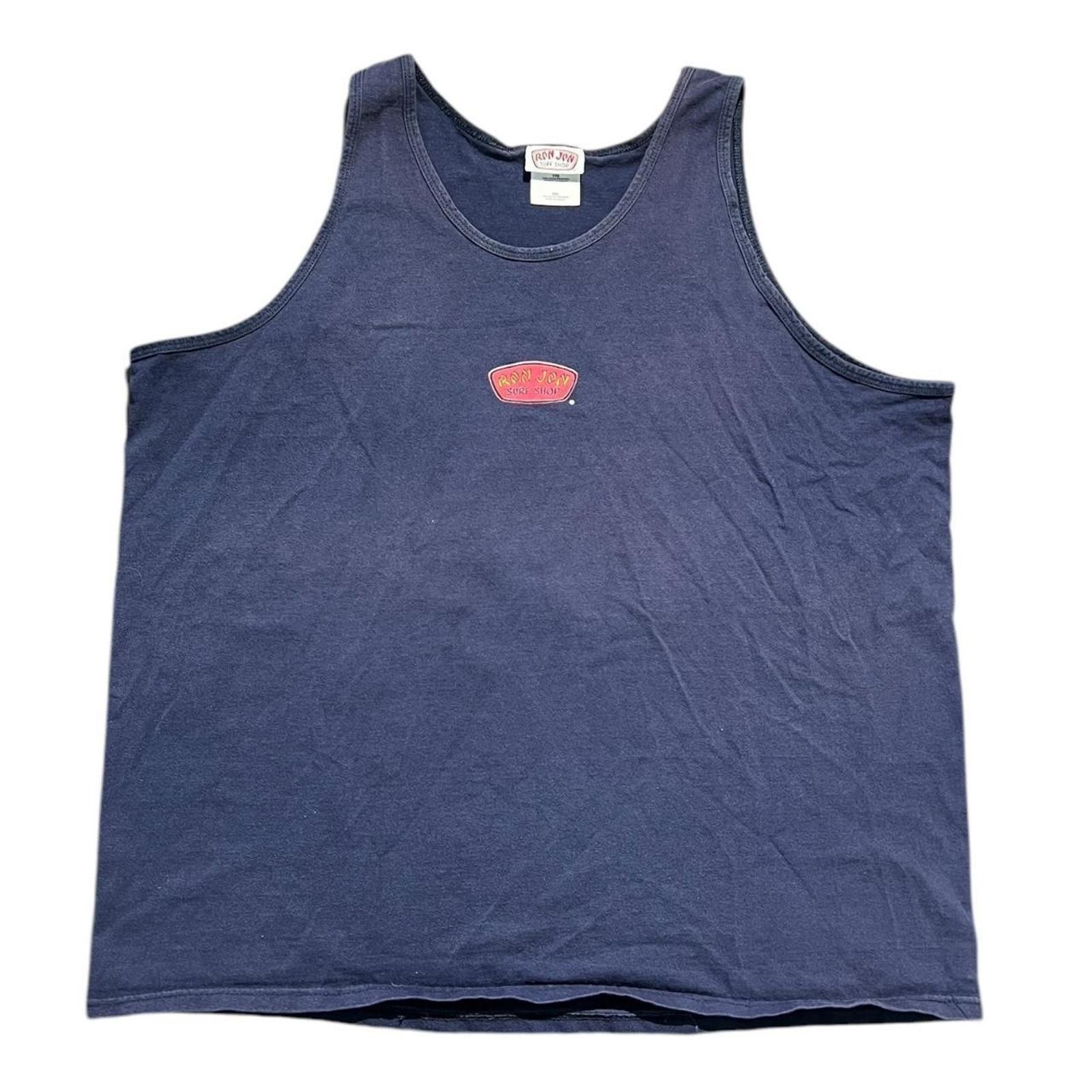 Ron Jon Surf Shop Vintage 90s Ron Jon Surf Shop Navy Tank Top Size US XXL / EU 58 / 5 - 2 Thumbnail