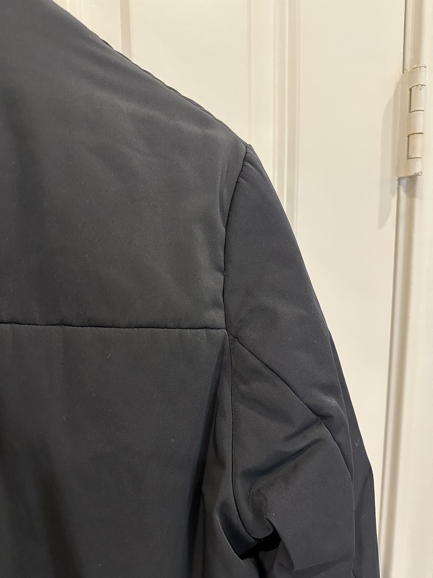 Rick Owens × Thamanyah Padded, Curved Zip Bomber Jacket Sz. 50 Size US M / EU 48-50 / 2 - 4 Thumbnail
