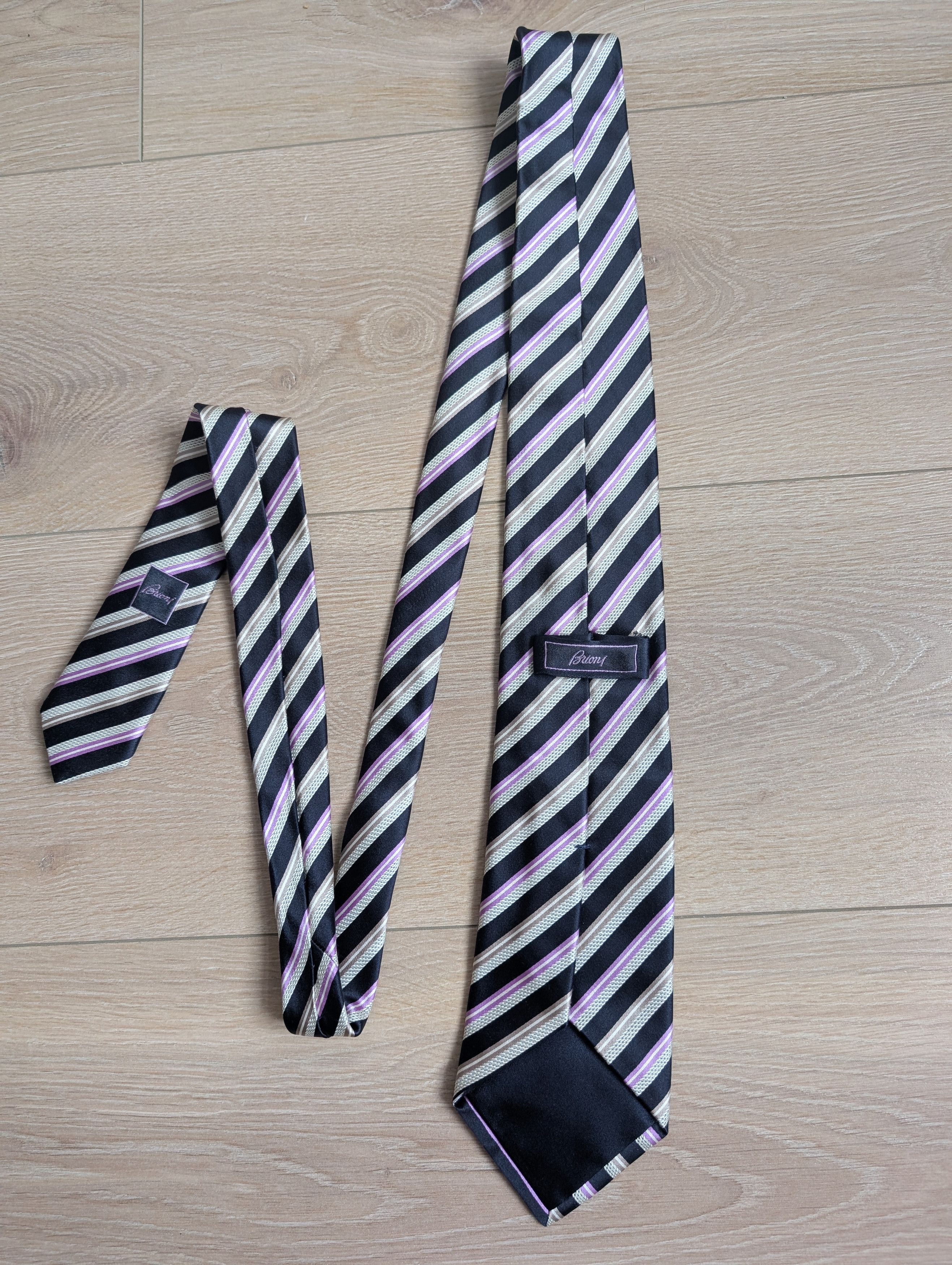 Brioni Broni luxury silk tie Size ONE SIZE - 4 Thumbnail