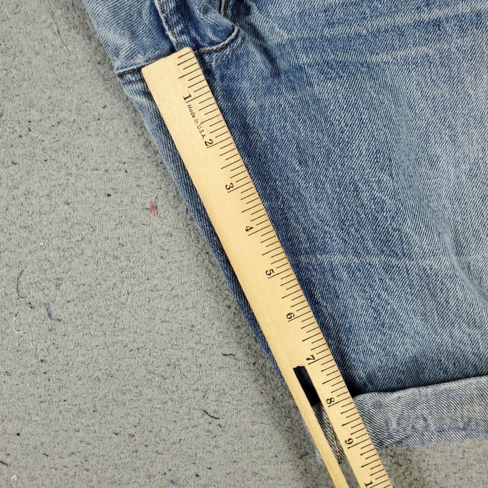 Levi's Levis 569 Shorts Mens Size 42 Blue Denim Chino Waist 42 Regular Fit Cotton Blend Size US 40 / EU 56 - 6 Thumbnail