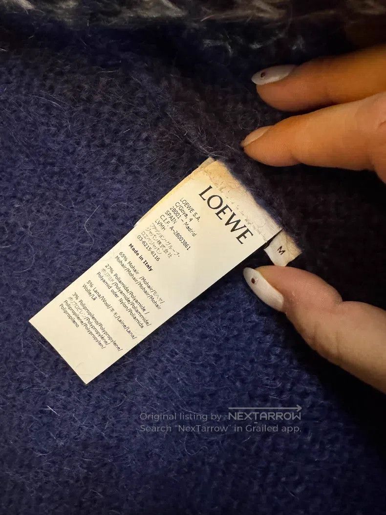 Loewe Loewe Mohair Knit Cardigan Size M / US 6-8 / IT 42-44 - 4 Thumbnail