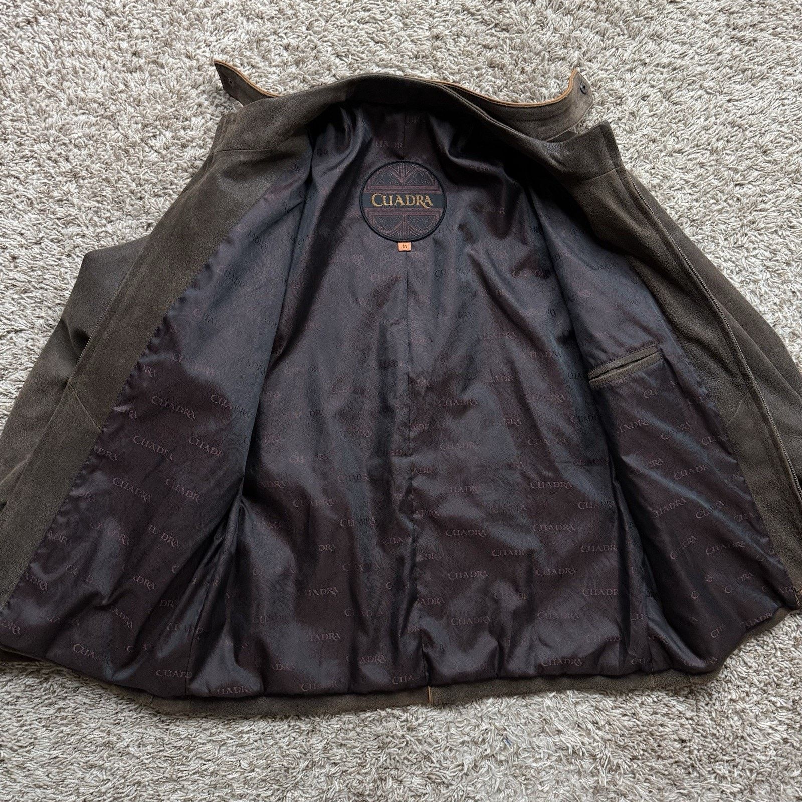 Cuadra Cuadra Brown Leather Jacket Honey Ovine Lamb Leather Moto Size US M / EU 48-50 / 2 - 6 Thumbnail