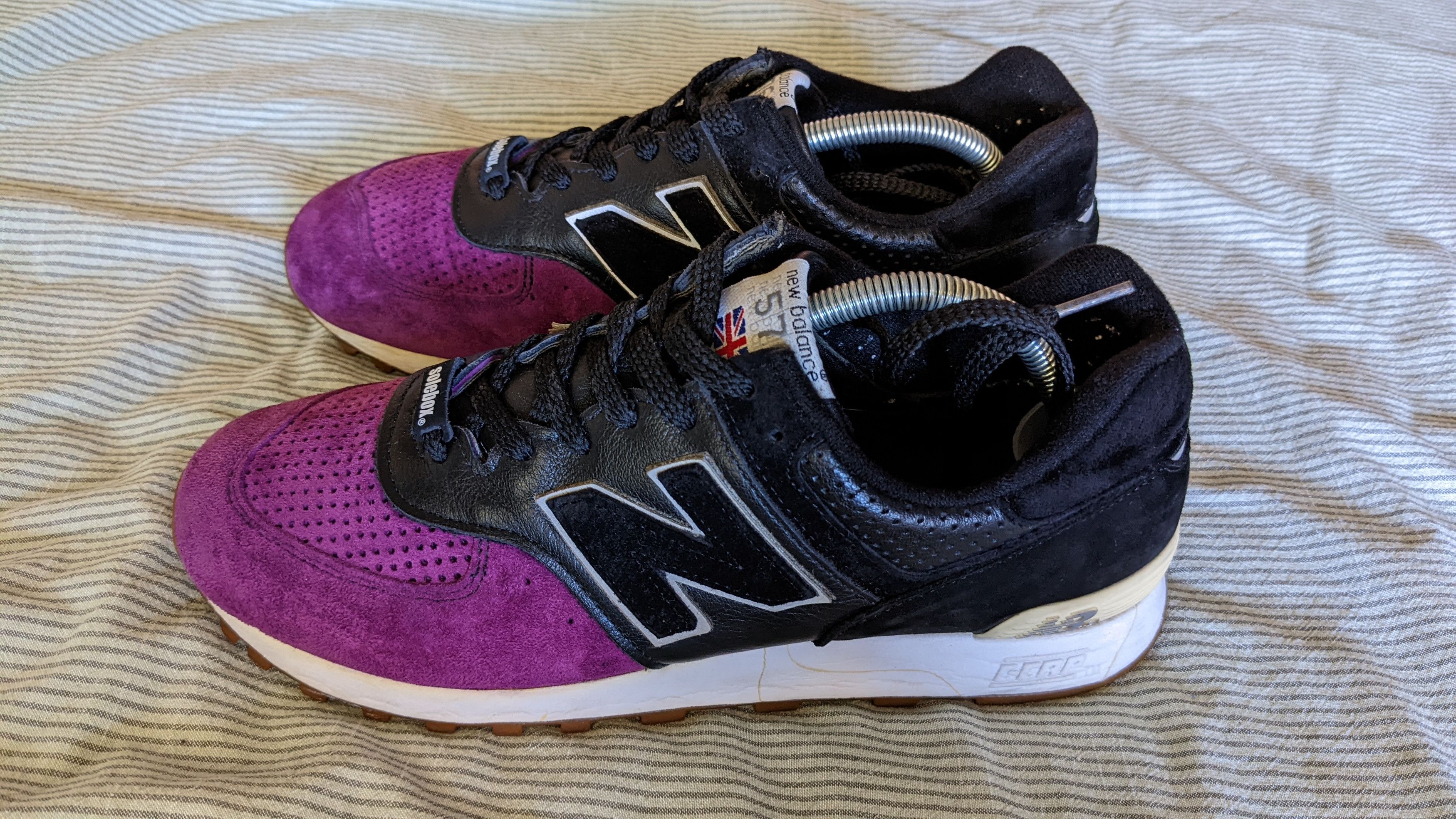 New Balance X Solebox 576 "Purple Devil" M576BPW Size US 8 / EU 41 - 2 Thumbnail