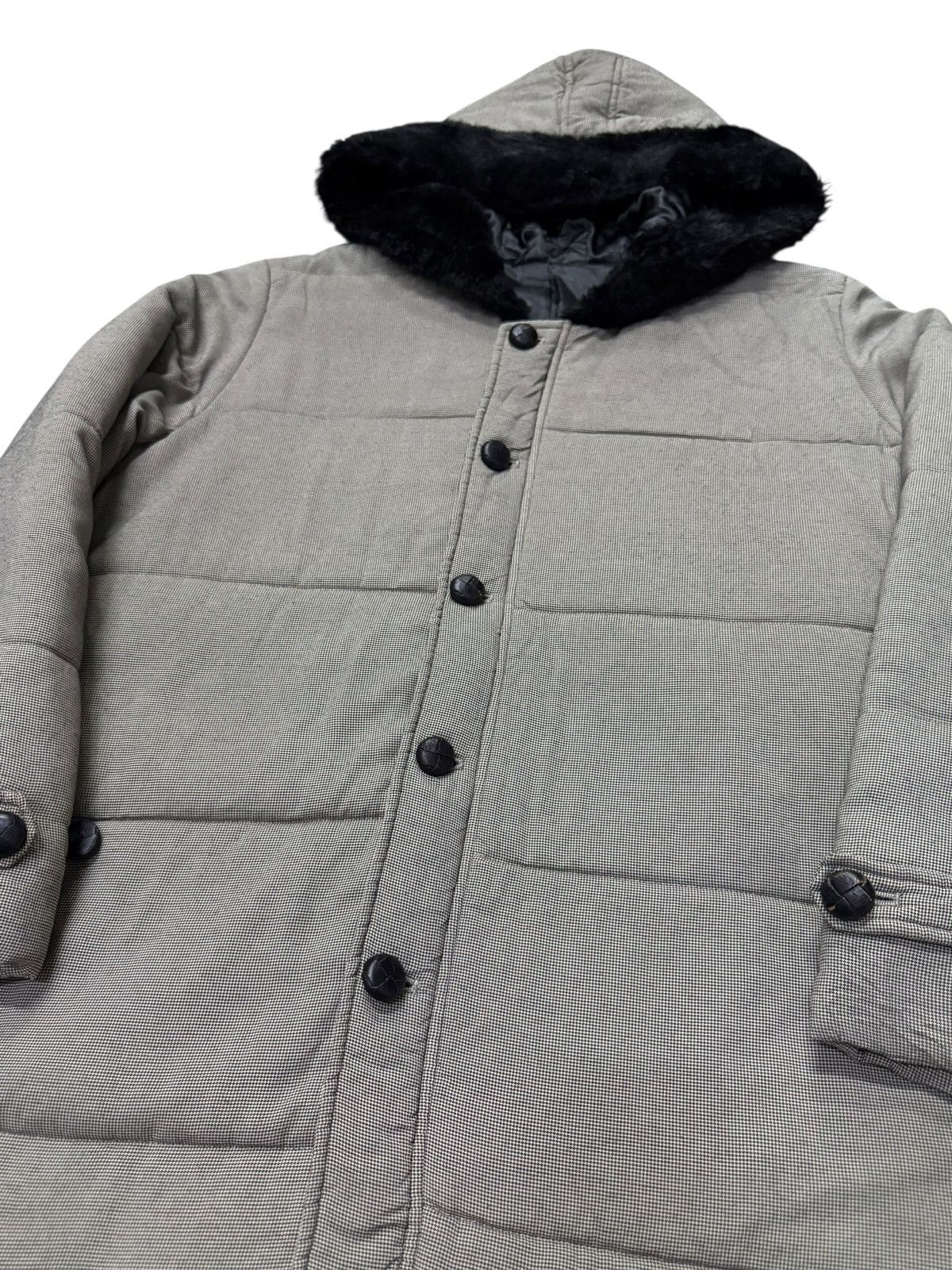 Yohji Yamamoto Y’s Bis Yohji Yamamoto Fur Hooded Long Paded Coat Jacket Size US M / EU 48-50 / 2 - 5 Thumbnail