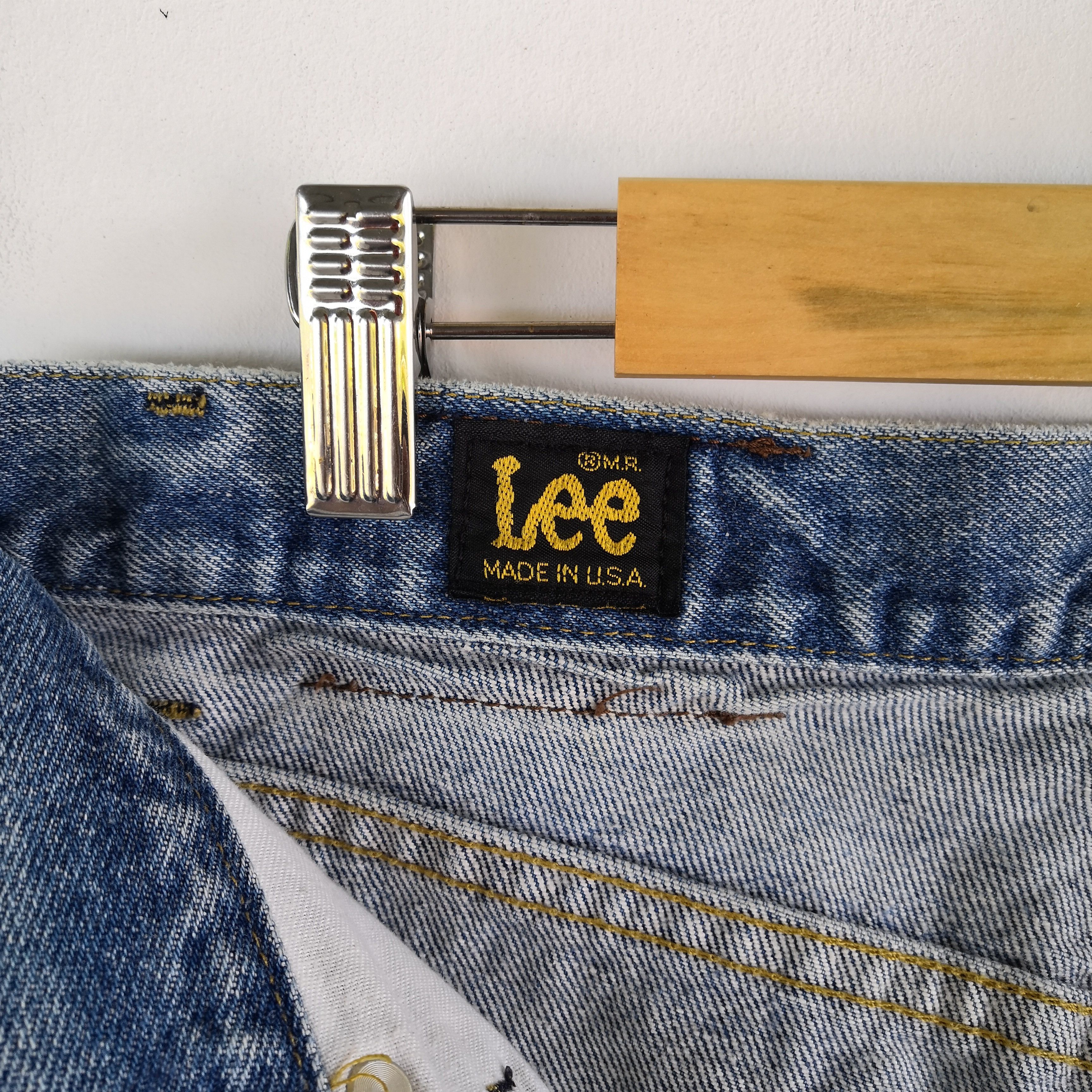 Lee Vintage Lee Rider Denim Rusty Lee Sun Faded Jeans Size 28" / US 6 / IT 42 - 8 Thumbnail