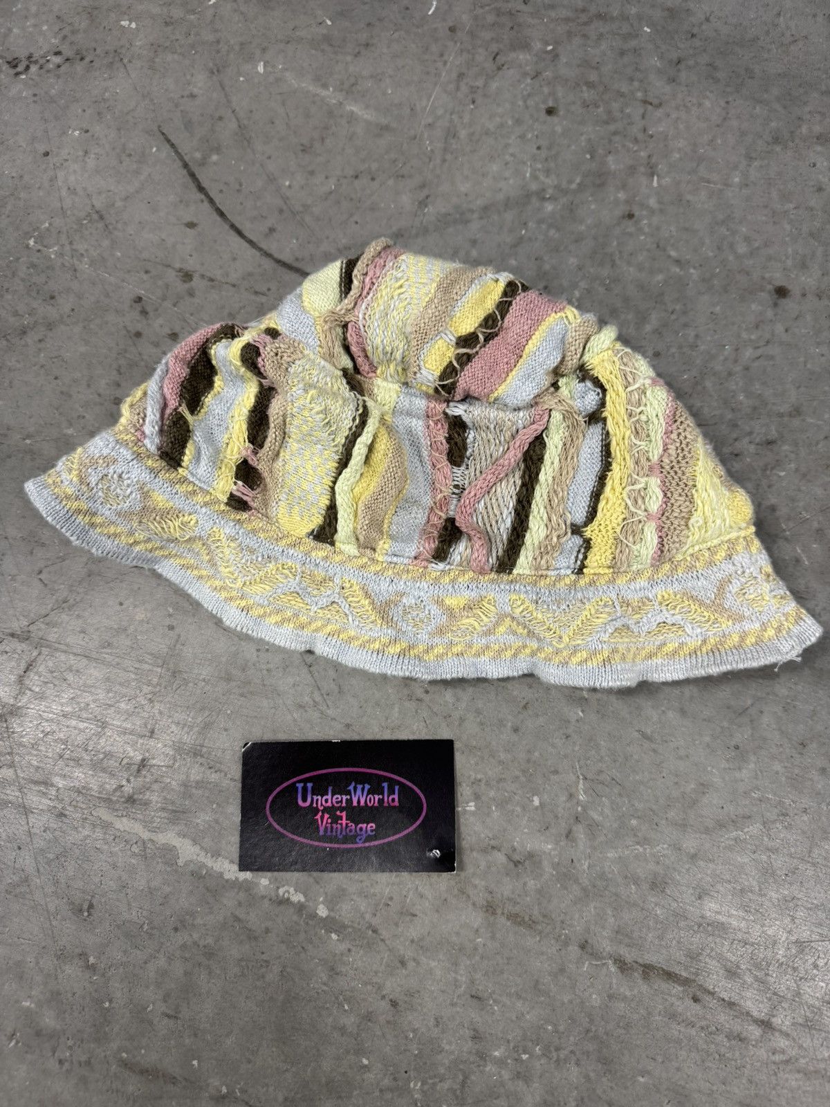 Kapital Kapital 7G gaudy knit bucket hat Size ONE SIZE - 2 Thumbnail