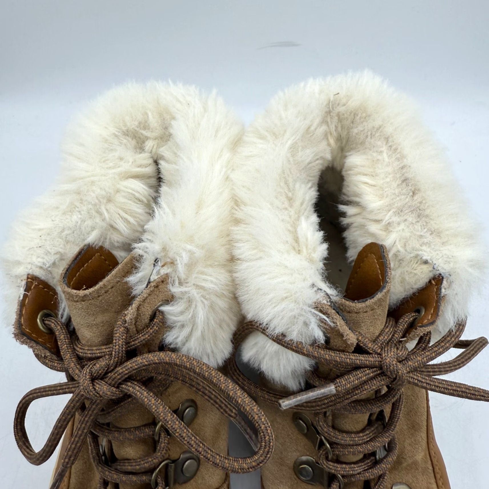 Vintage Kookaburra by Ugg Womens Tynlee Waterproof Suede Ankle Boots Size 6 Brown Size US 6 / IT 36 - 4 Thumbnail
