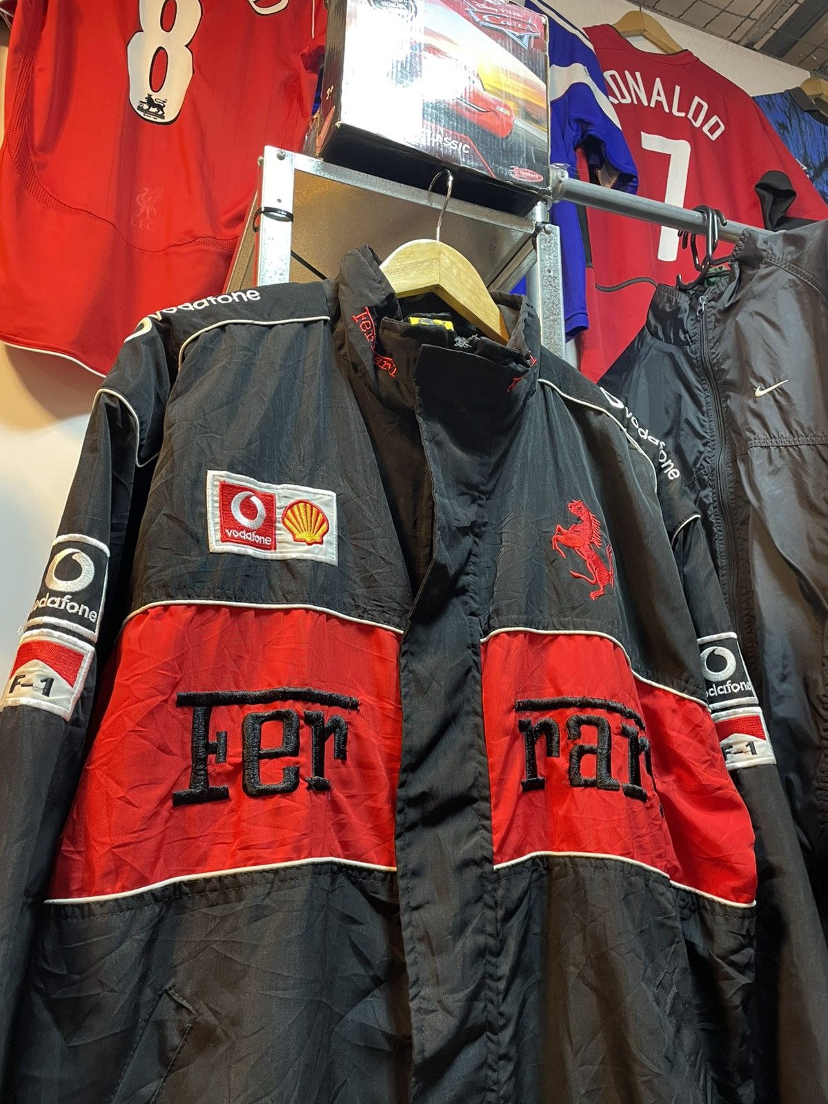 Other Vintage Y2K Ferrari Bomber Jacket Size US XXL / EU 58 / 5 - 2 Thumbnail