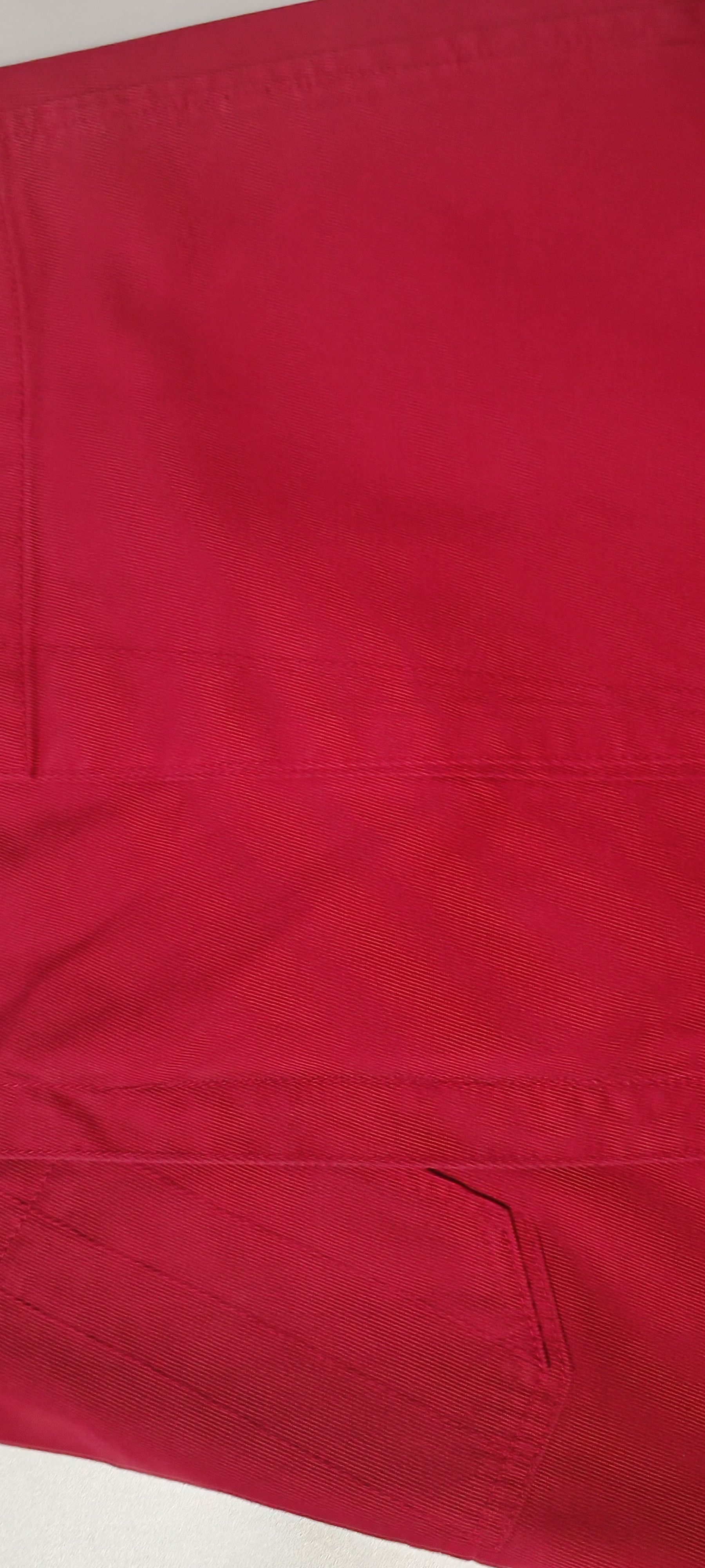 Jean Paul Gaultier 2000's - Asymmetric mini skirt in red denim Size 27" / US 4 / IT 40 - 15 Thumbnail