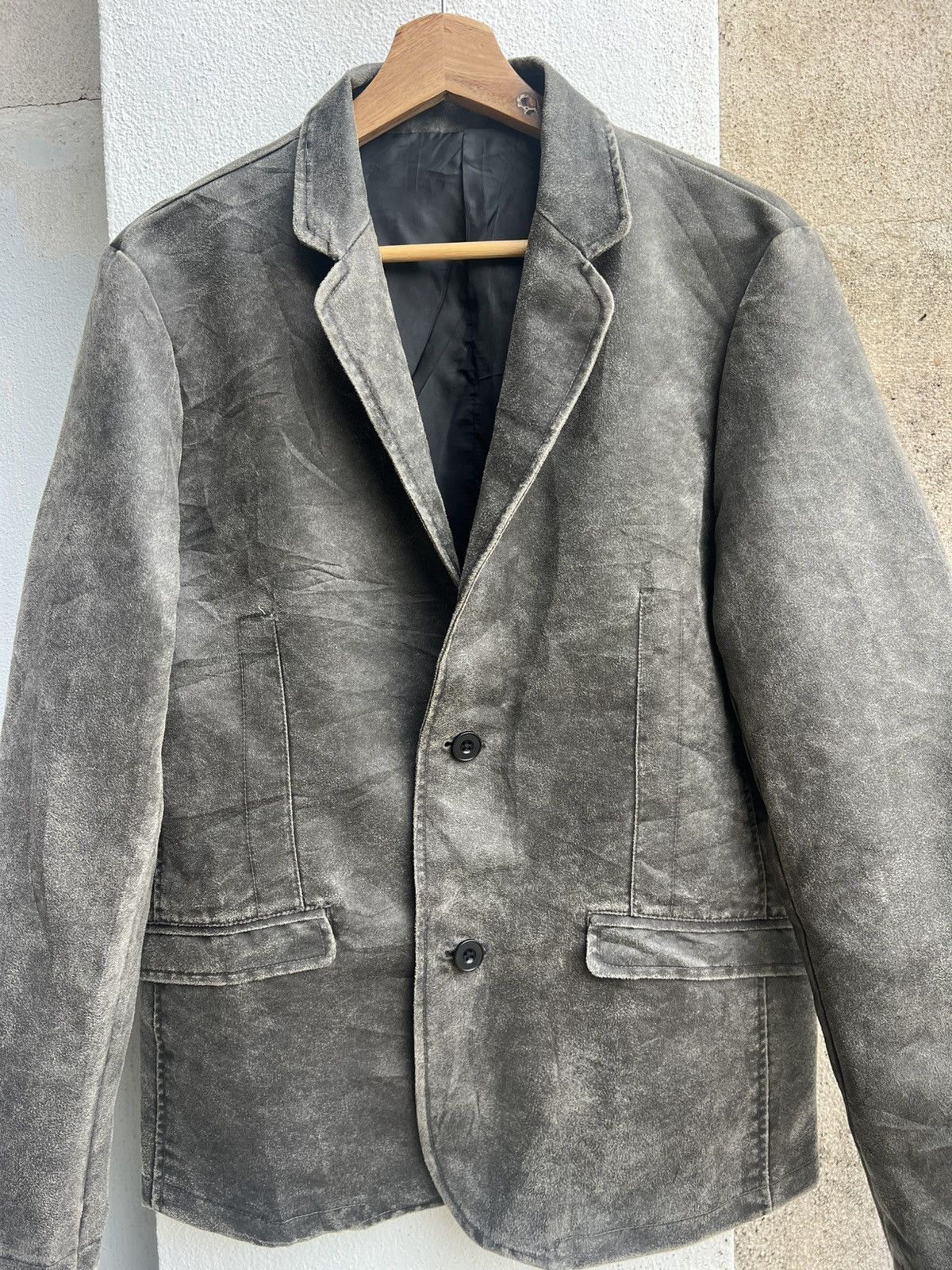 semanticdesign Vintage Y2K Semantic Design Leather Suede Jacket Size US M / EU 48-50 / 2 - 3 Thumbnail