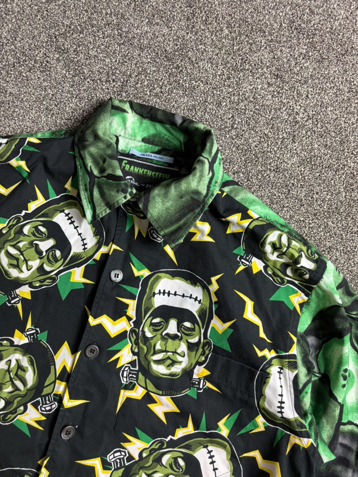 Prada × Universal Studios Prada x Universal Studios Frankenstein Shirt Size US M / EU 48-50 / 2 - 2 Thumbnail