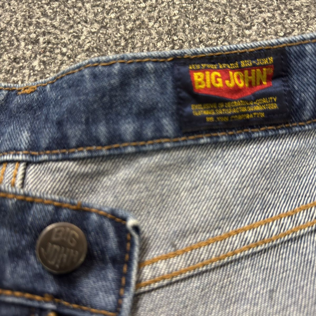 Japanese Brand 🔥🇯🇵 Vintage 90s Baggy Big John Y2K Style Denim Size US 32 / EU 48 - 15 Thumbnail