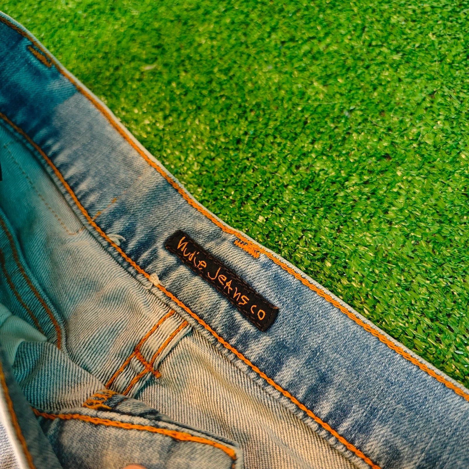 Nudie Jeans Nudie Jeans Womens 28x30 blue slim tight Terry denim pants Size 28" / US 6 / IT 42 - 7 Thumbnail