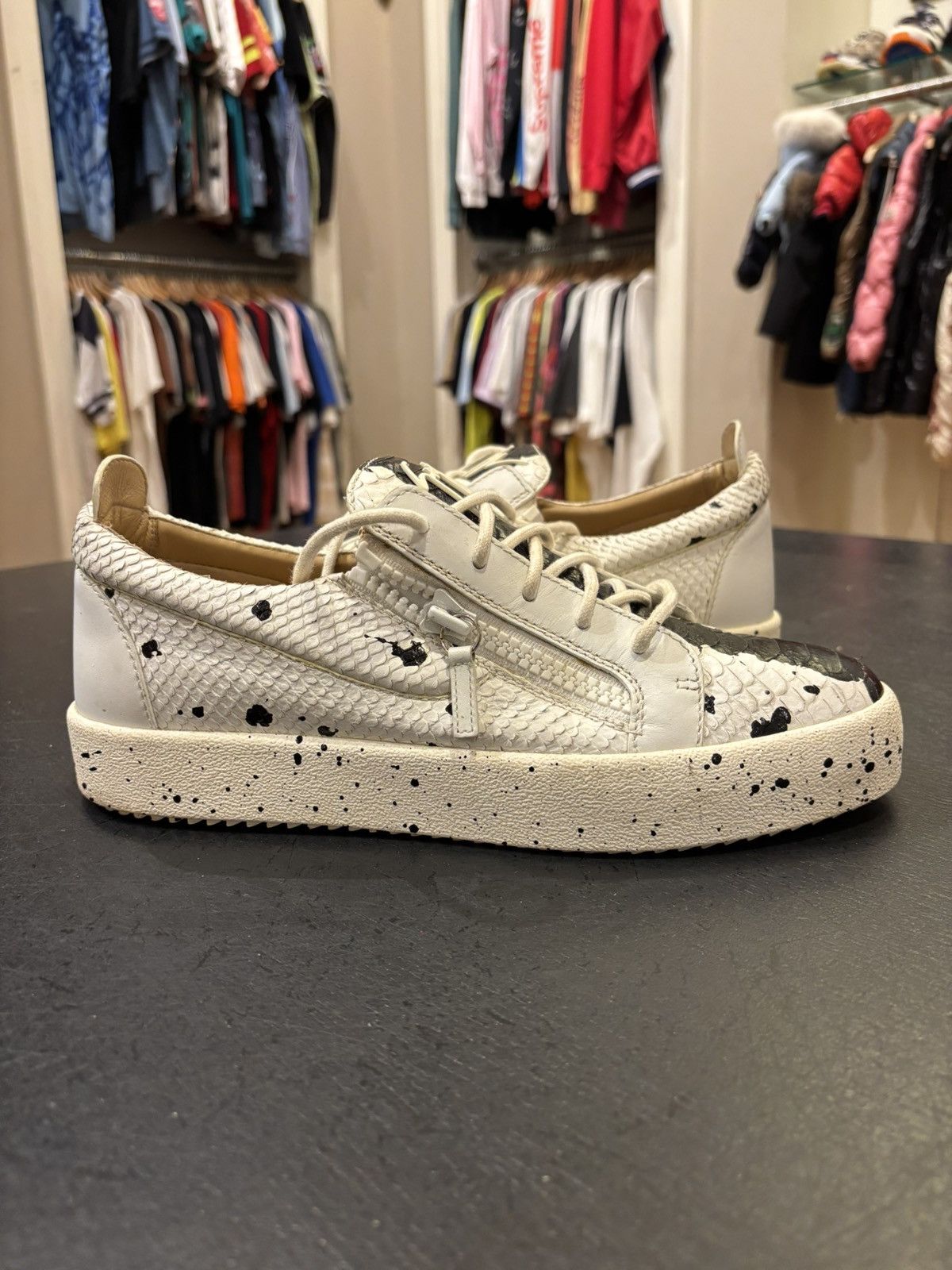 Giuseppe Zanotti Giuseppe Zanotti Low Top Sneakers Size US 11 / EU 44 - 2 Thumbnail