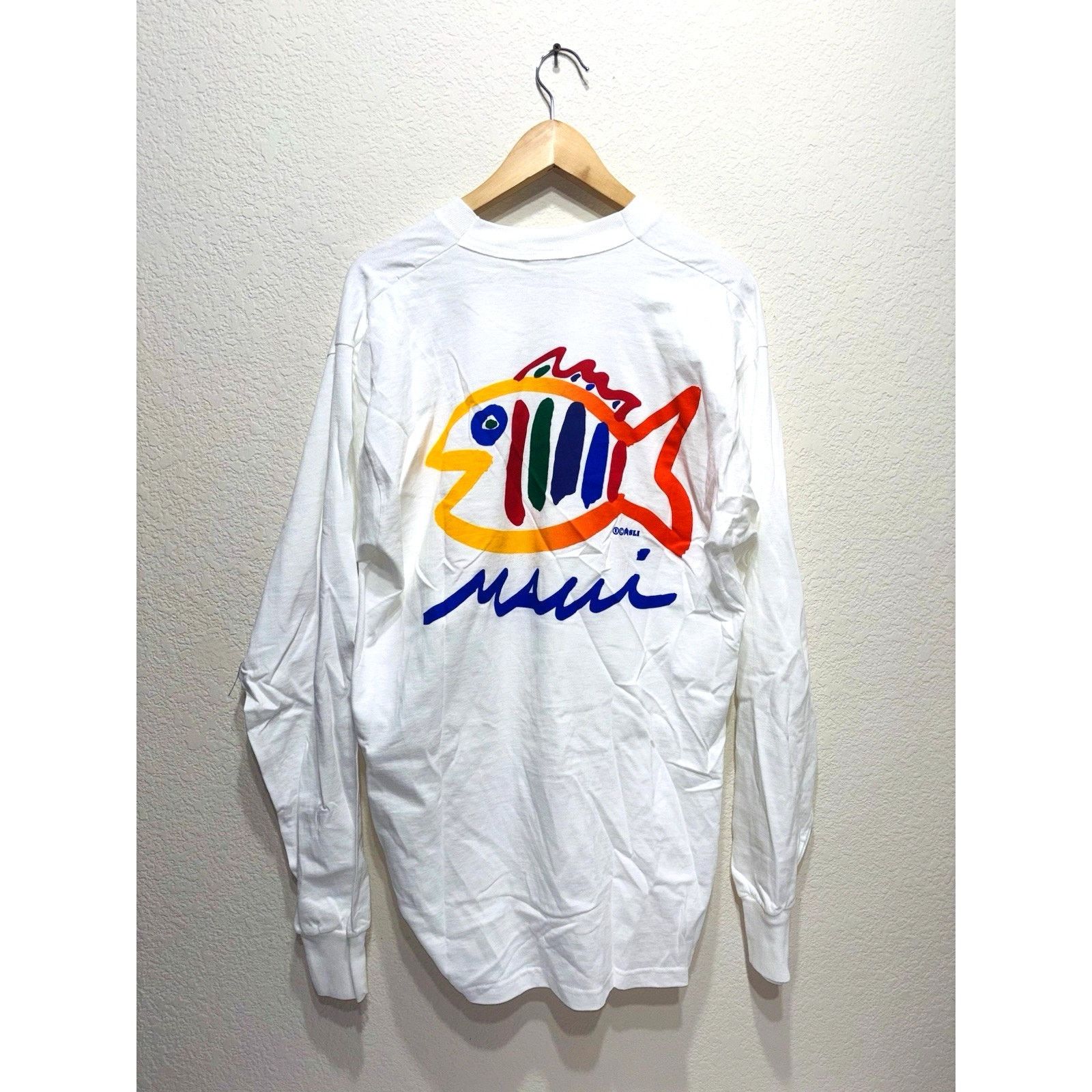 Other Sgt Leisure Maui Long Sleeve T Shirt Vintage 80s NOS Size US XL / EU 56 / 4 - 1 Thumbnail
