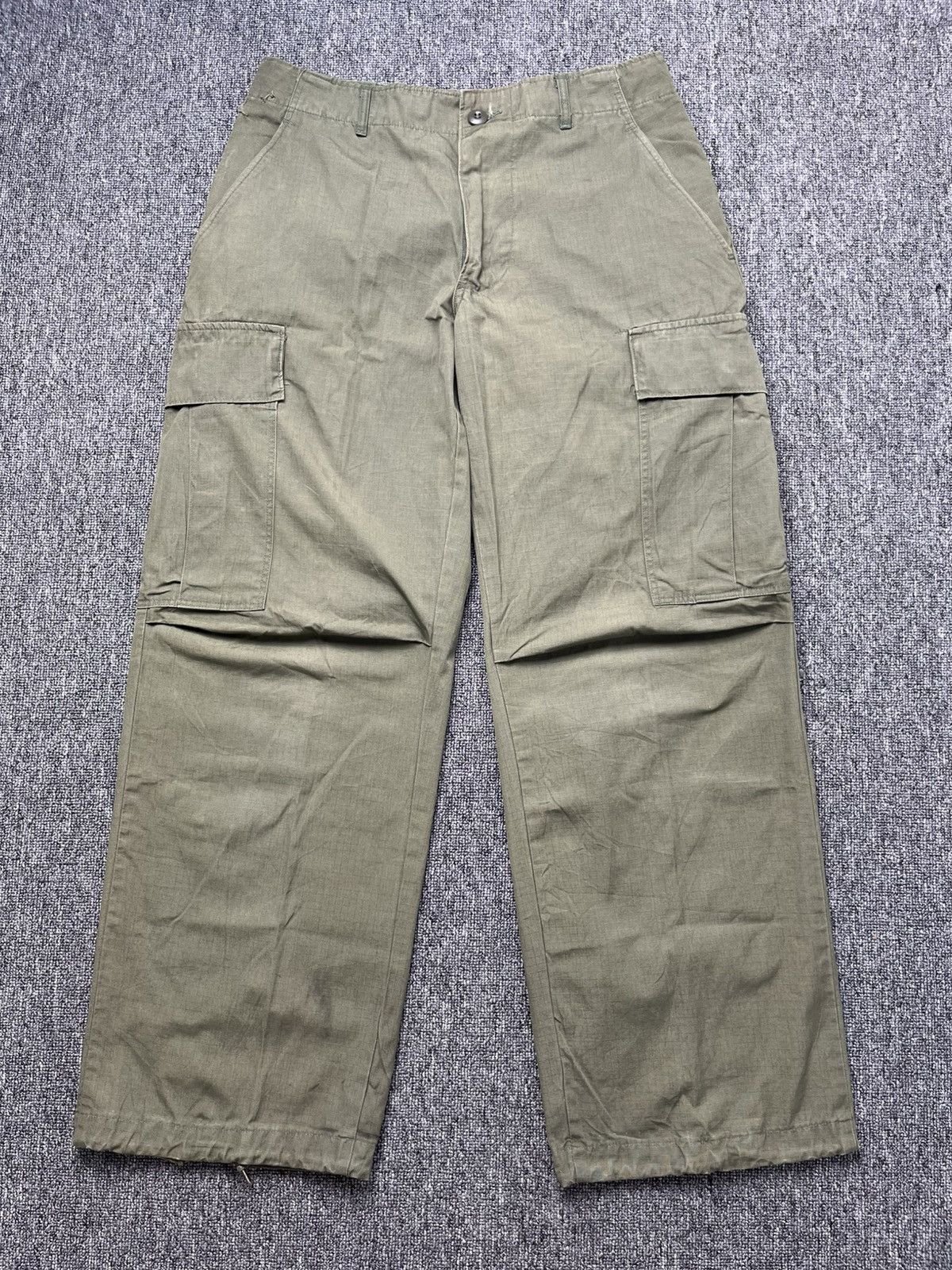 Vintage Vintage Millitary rip stop OG-107 mfg cargo pants Size US 32 / EU 48 - 2 Thumbnail