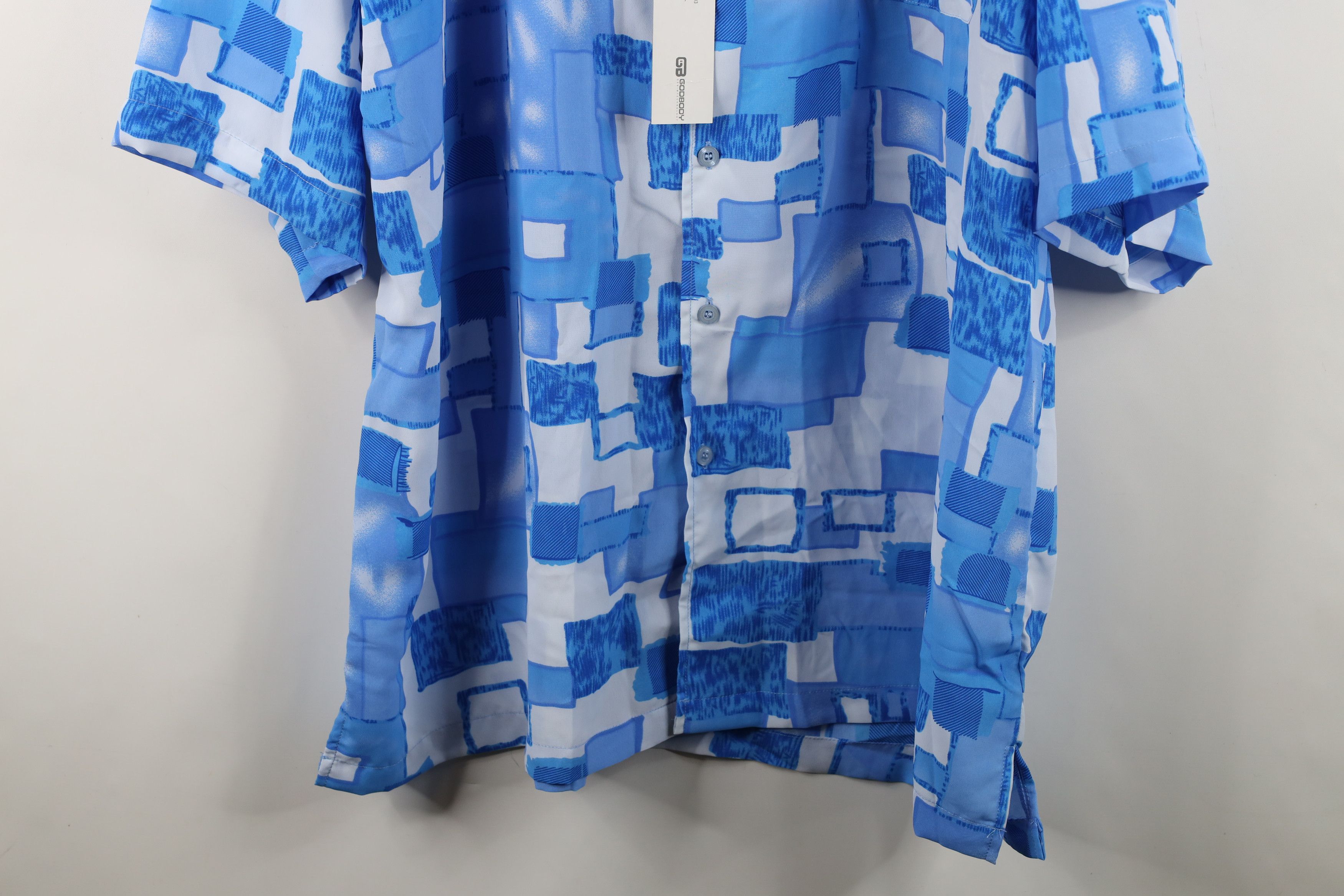 Vintage Deadstock Vintage Y2K Streetwear Short Sleeve Button Shirt Size US XXL / EU 58 / 5 - 3 Thumbnail