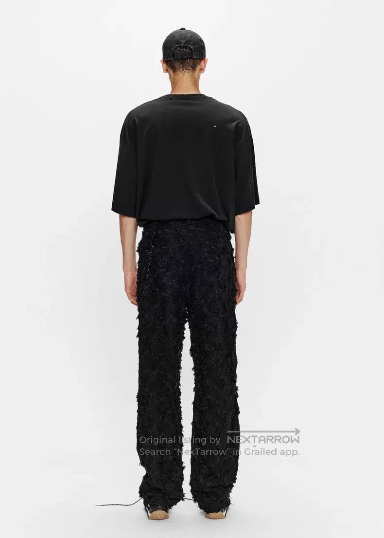 Song For The Mute Song For The Mute Black Embroidered Floral Trousers Size US 34 / EU 50 - 9 Thumbnail