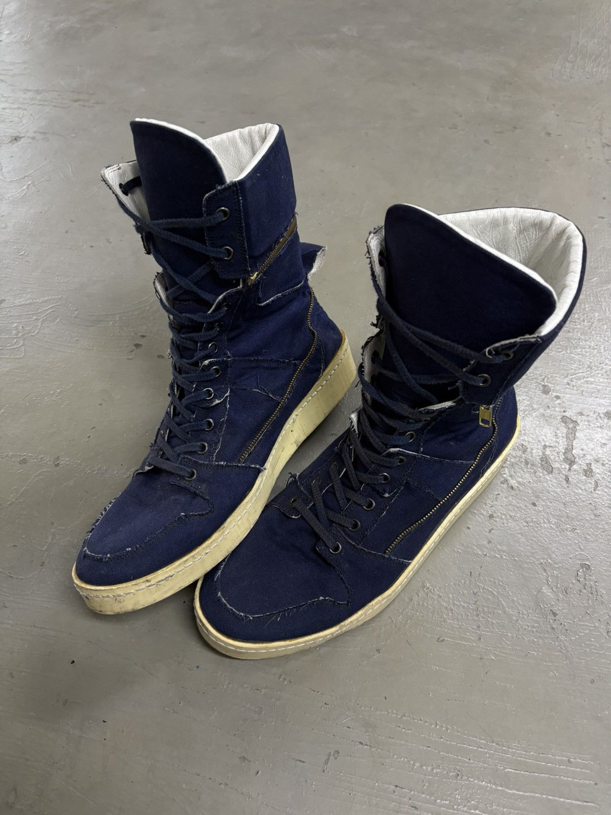 KMRii KMRii GOA LGB cyberpunk rick owen designer high top Size US 11 / EU 44 - 6 Thumbnail
