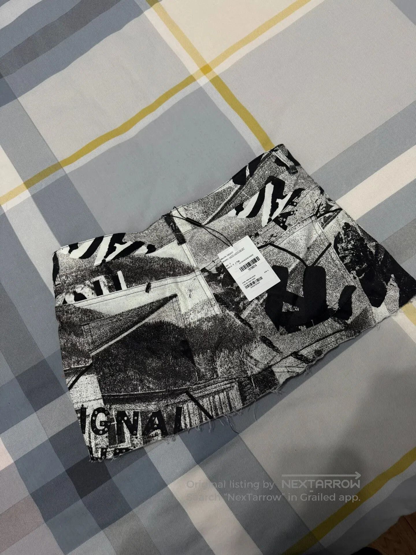 Miaou Miaou Mini Skirt in Black and White. Size 28" / US 6 / IT 42 - 4 Thumbnail