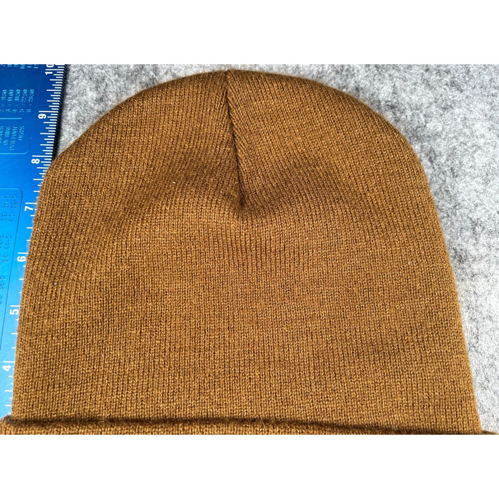 Carhartt Carhartt Beanie Hat One Size Adult Brown Knit 100% Acrylic USA Workwear Winter Summer Spring Fall Mens Size ONE SIZE - 3 Thumbnail
