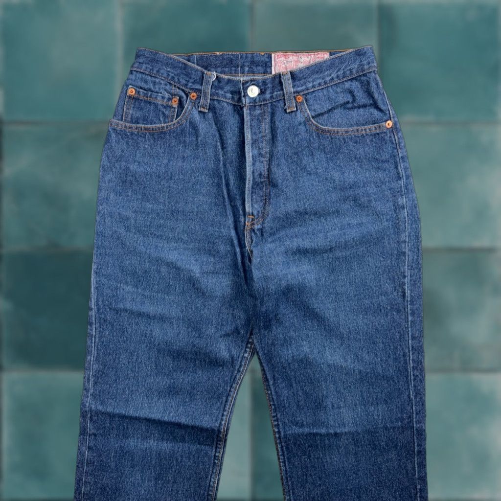 Levi's VINTAGE Levi's 501 Jeans 80s 90s USA Straight High Rise WWomen's 13 Blue Denim 5-Pocket CS Regular XX Size 34" / US 12 / IT 48 - 1 Thumbnail