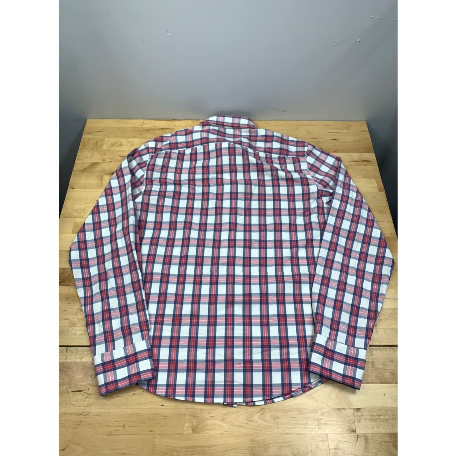 UNTUCKit UNTUCKit Button Up Shirt Mens M Plaid Long Sleeve Casual Slim Button-Up Multicolor Regular 8939 Size US M / EU 48-50 / 2 - 6 Thumbnail