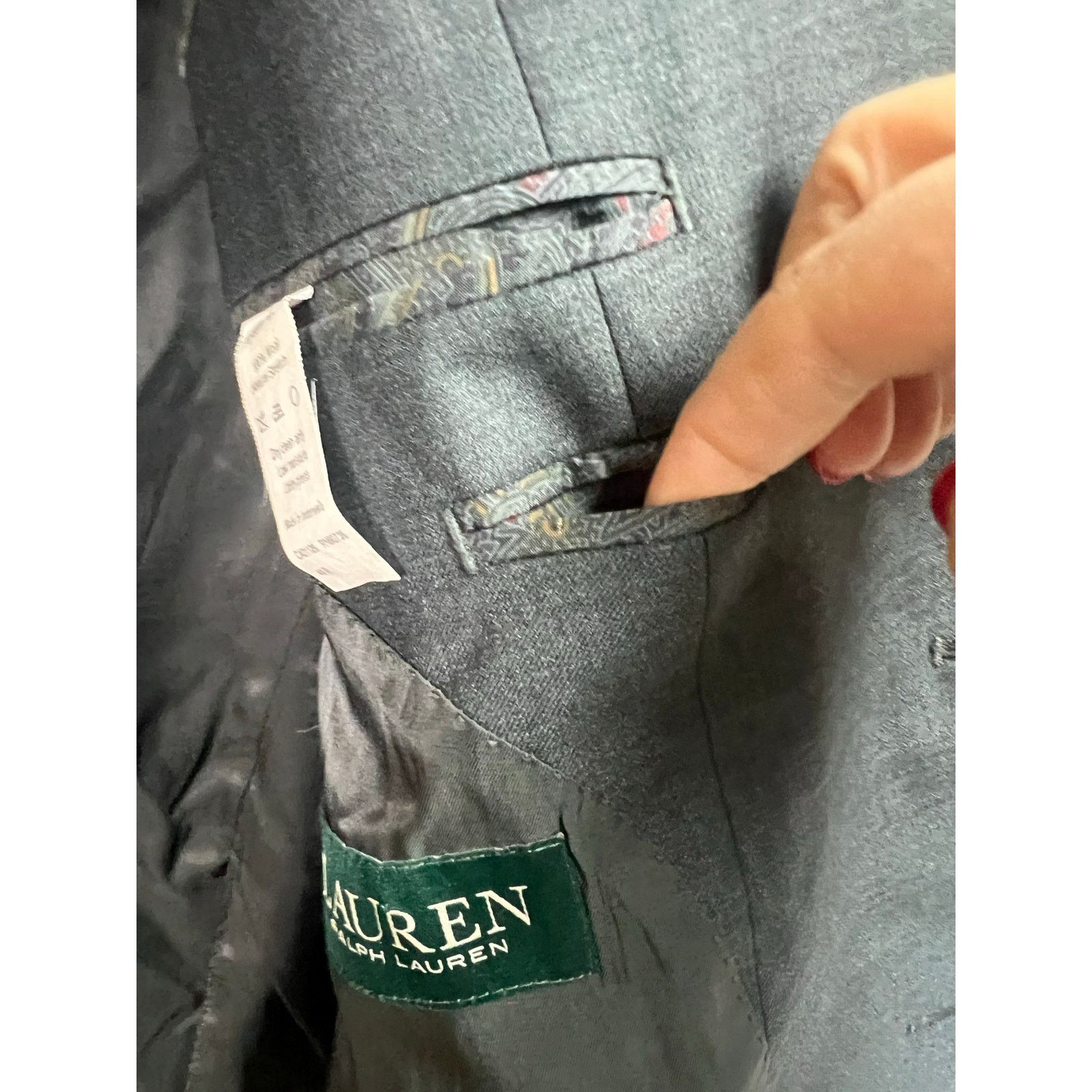 Ralph Lauren Lauren Ralph Lauren Dark Gray Blazer Wool Natural Stretch Size 46R - 12 Thumbnail