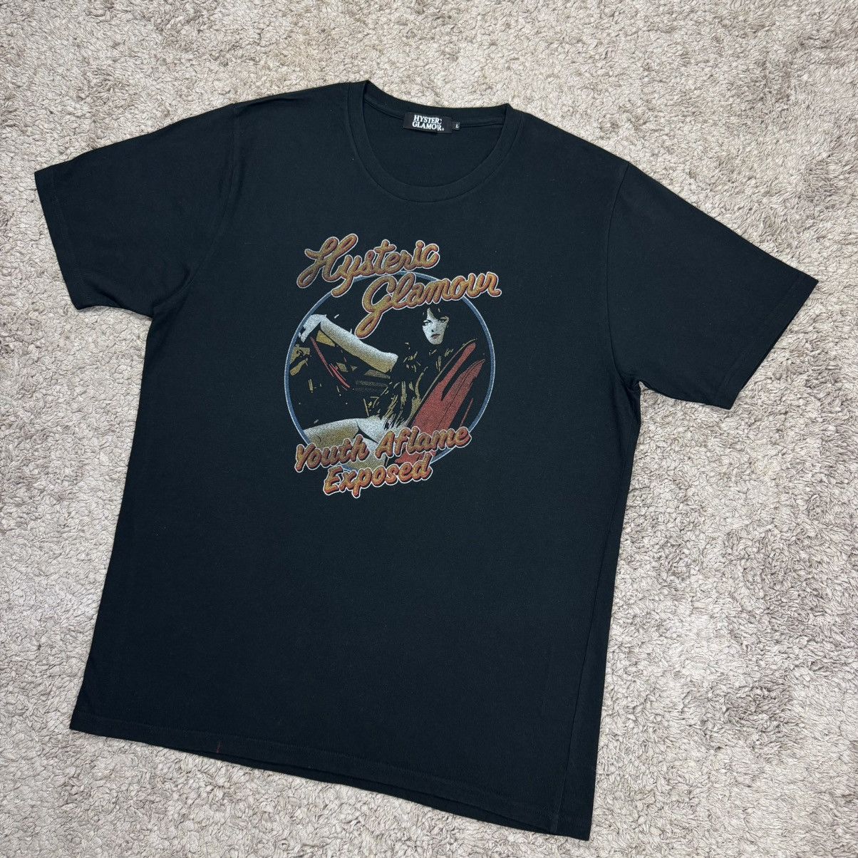 Hysteric Glamour Hysteric Glamour Youth Flame Exposed T-shirt Size US L / EU 52-54 / 3 - 4 Thumbnail