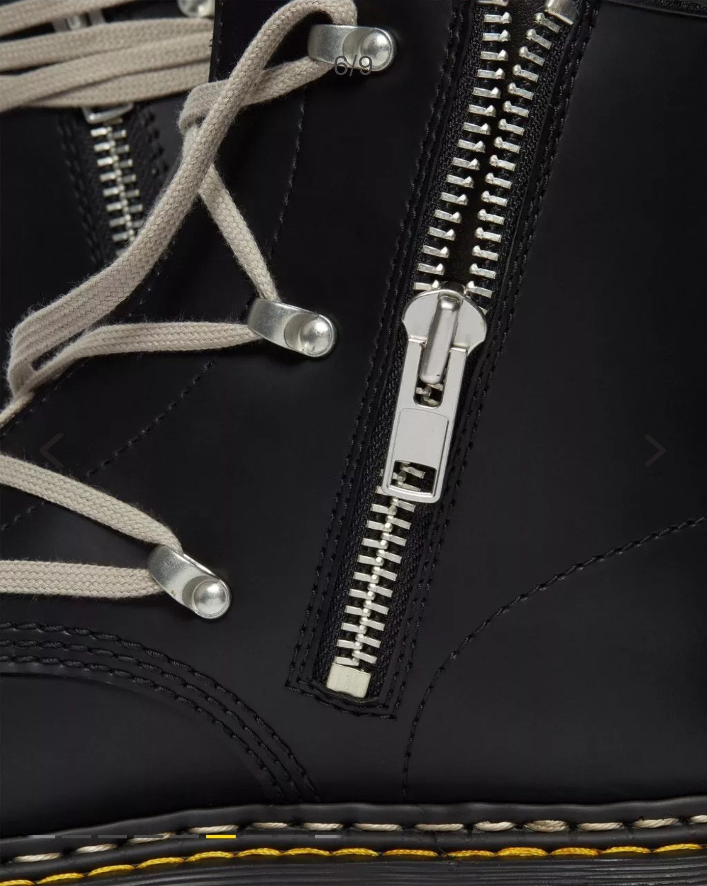 Dr. Martens Doc Dr Martens x Rick Owens 1460 Bex Leather Lace-Up Boot Size US 7 / IT 37 - 11 Thumbnail