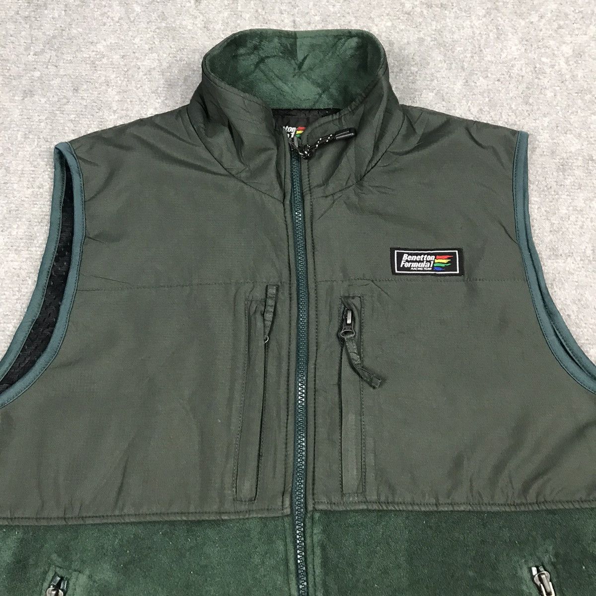 United Colors Of Benetton BENETTON FORMULA 1 FLEECE VEST JACKET Size US L / EU 52-54 / 3 - 2 Thumbnail