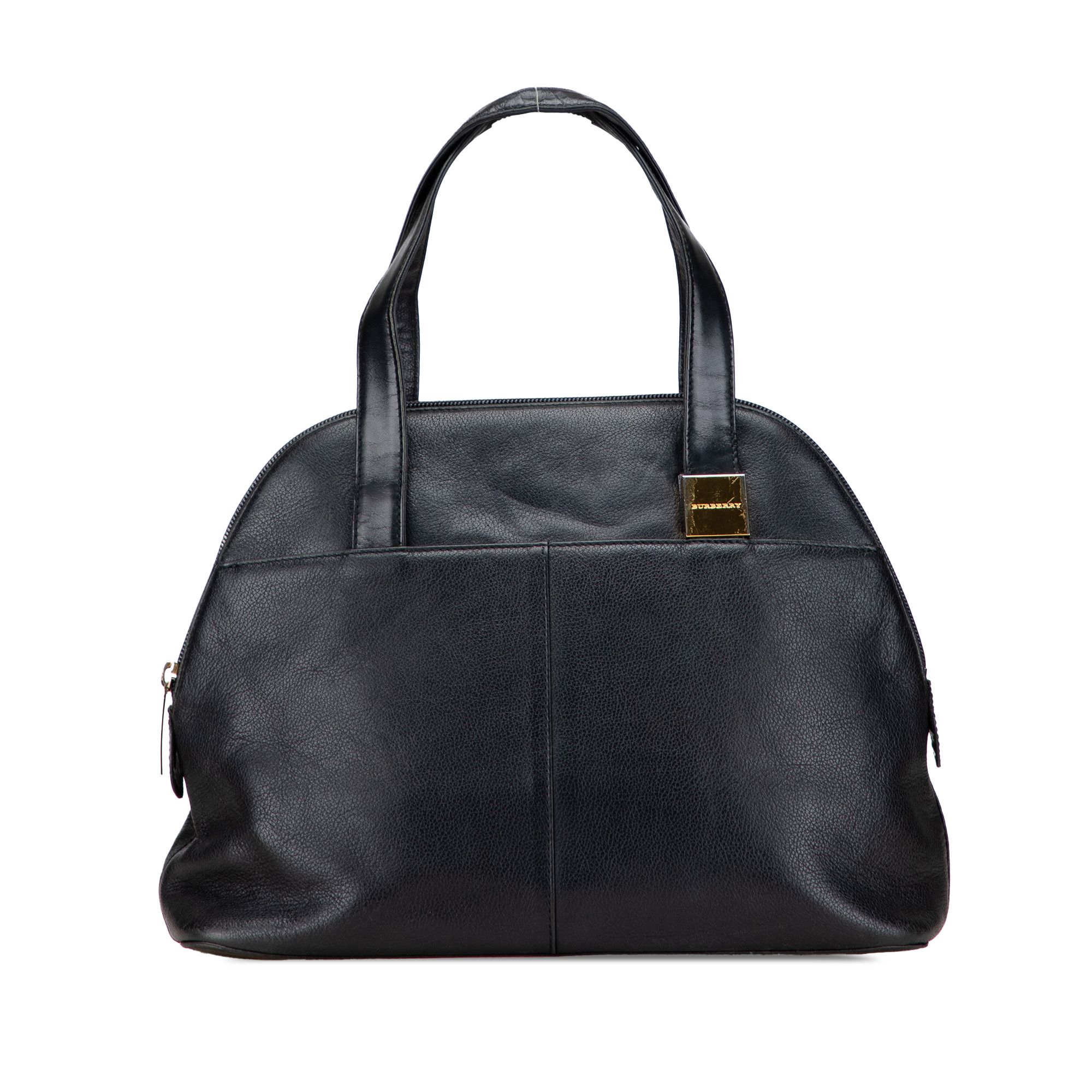 Burberry Leather Dome Handbag