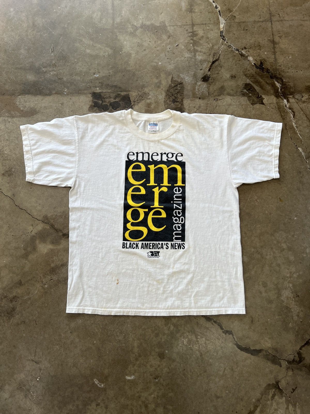 Vintage Vintage Emerge Magazine Black America's News Tee XL Size US XL / EU 56 / 4 - 2 Thumbnail