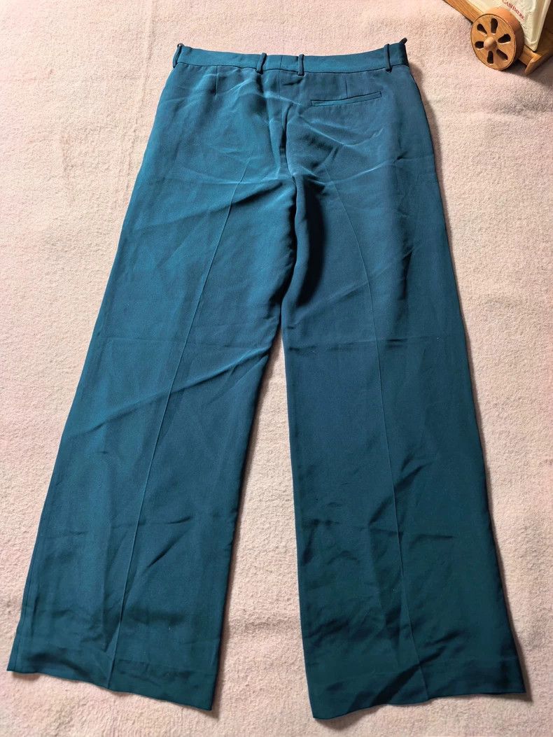 Loro Piana Loro Piana Women's Silk High-Waist Pants - dmc Size 28" / US 6 / IT 42 - 1 Thumbnail