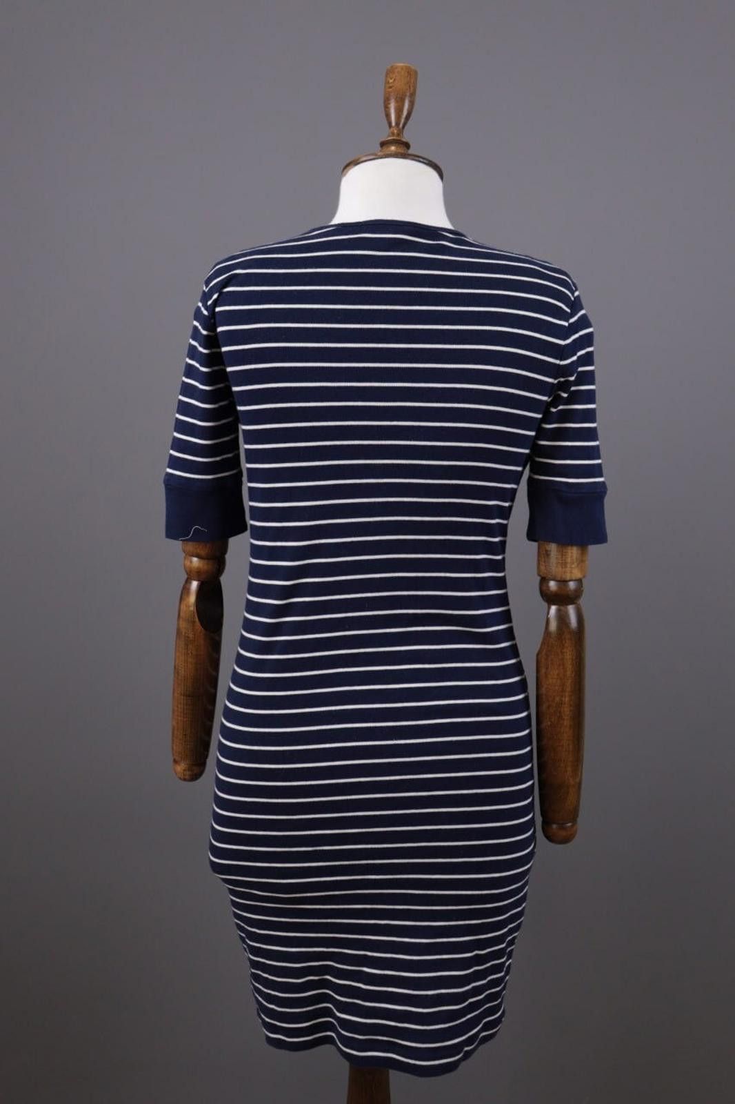 Lauren Ralph Lauren Lauren Ralph Lauren Blue Stripe Sweater Midi Dress Size S Size S / US 4 / IT 40 - 7 Thumbnail