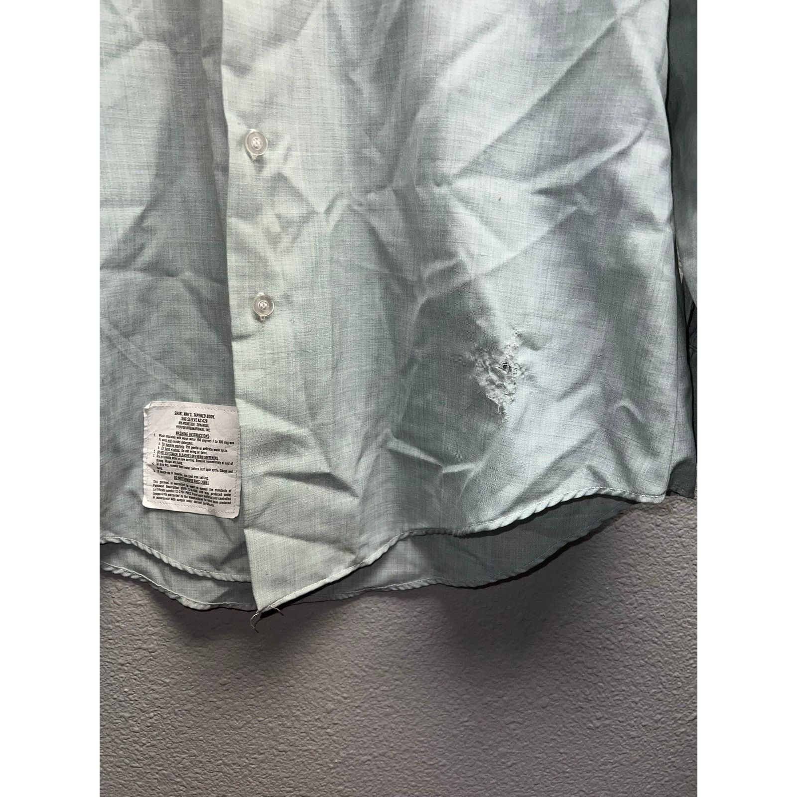 Vintage Vintage Propper International Long Sleeve AG Shirt VTG L Size US L / EU 52-54 / 3 - 6 Thumbnail