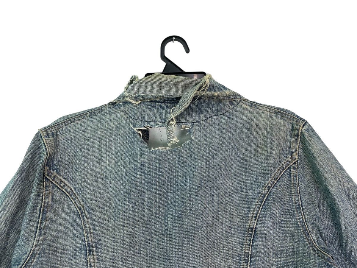 Levi's × Vintage Vtg 80s Levis orange tab distressed jacket coat Size M / US 6-8 / IT 42-44 - 10 Thumbnail
