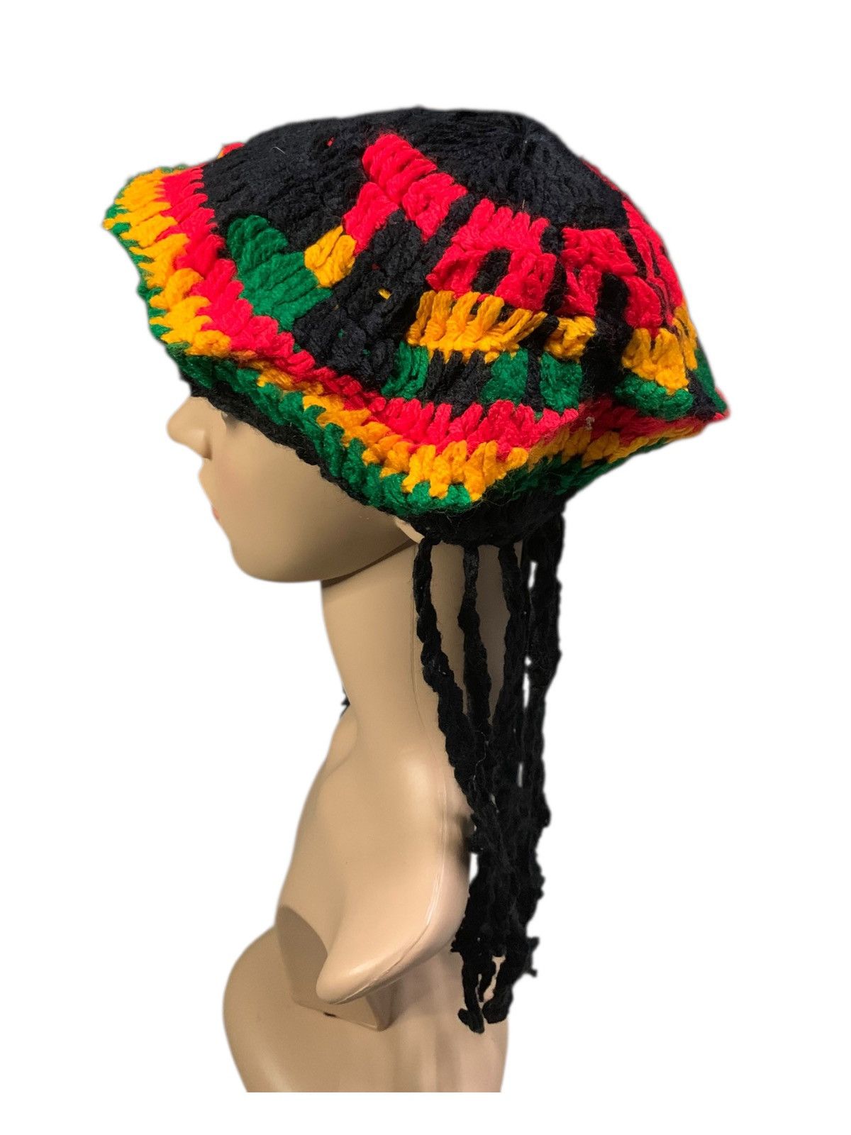 Bob Marley × Japanese Brand × Vintage Hand Made Crochet Knitted Like Bob Marley Style Size ONE SIZE - 7 Thumbnail