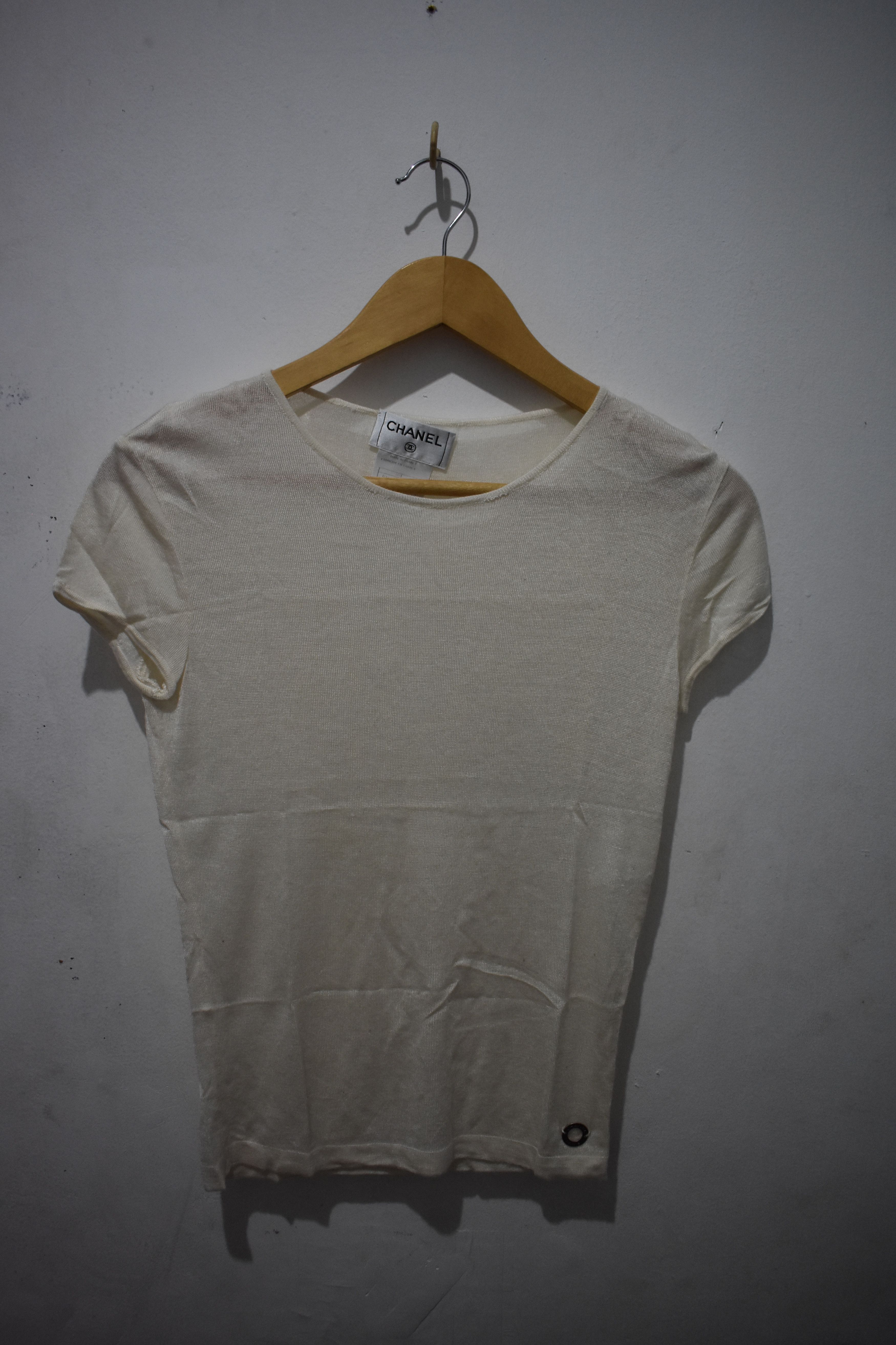 Chanel Vintage Chanel Top Silk Mesh Size XS / US 0-2 / IT 36-38 - 1 Thumbnail
