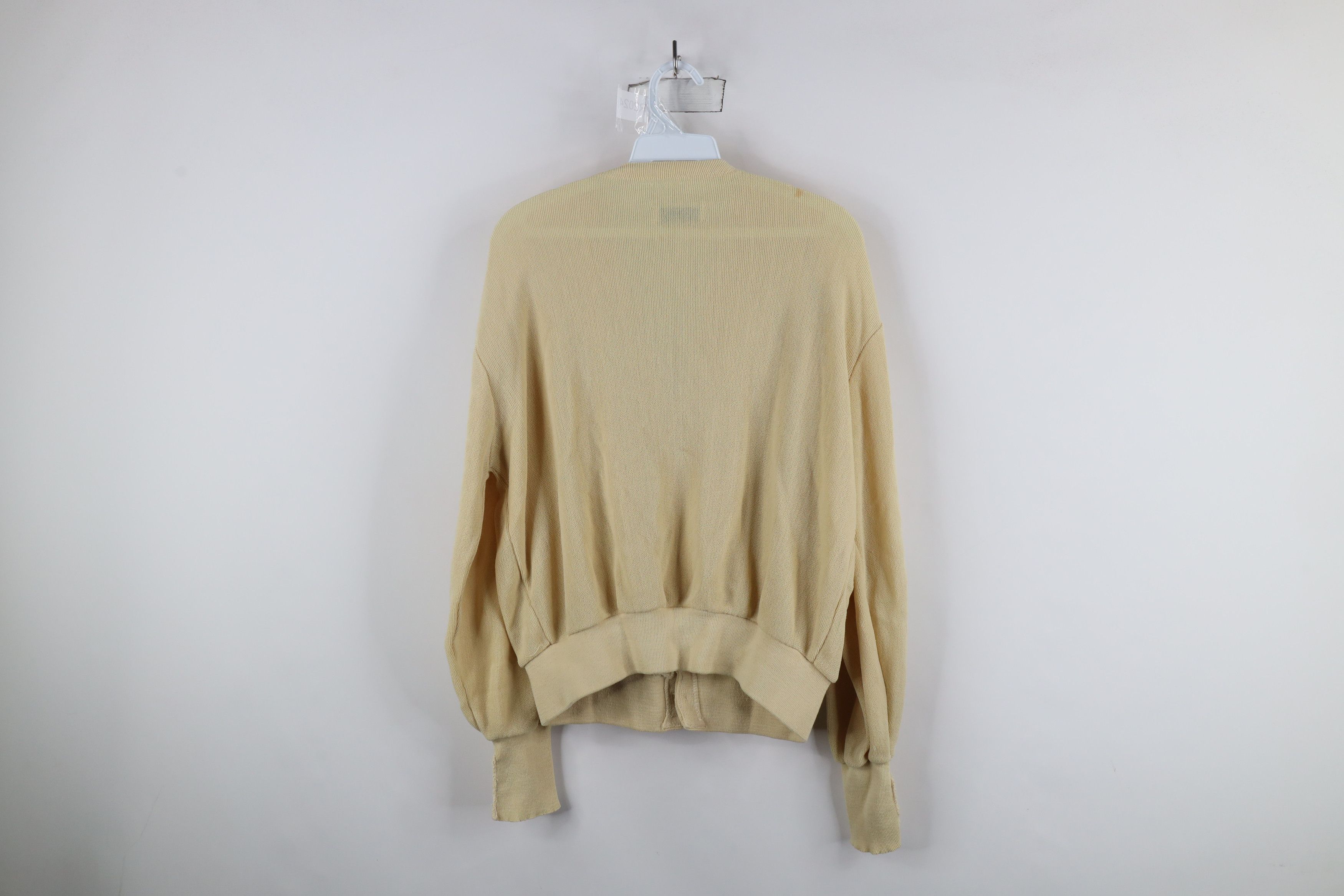 Vintage Vintage 50s Rockabilly Striped Knit Cardigan Sweater USA Size US M / EU 48-50 / 2 - 12 Thumbnail