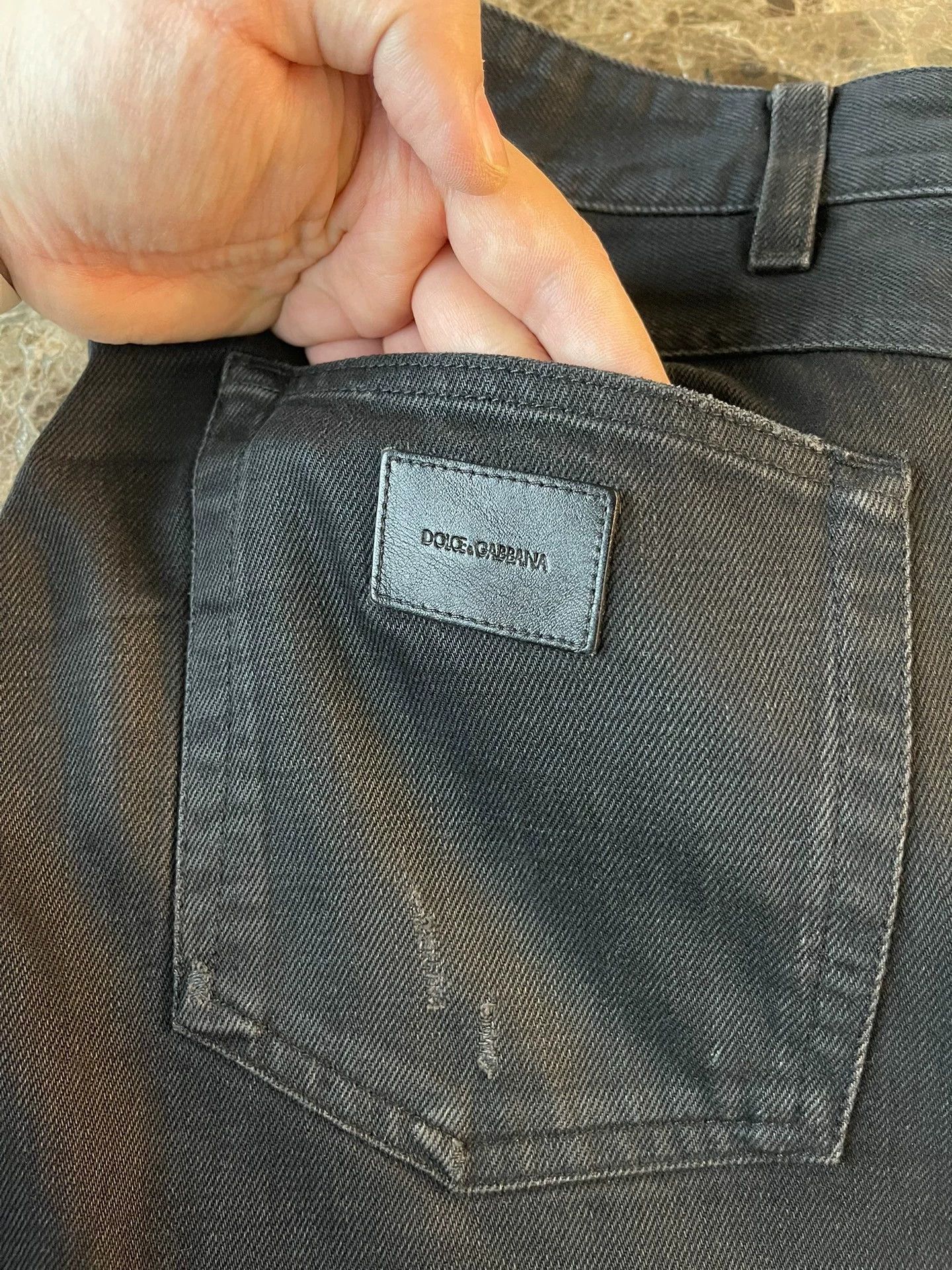 Dior DG Distressed Knee Jeans 46 Size US 30 / EU 46 - 8 Thumbnail