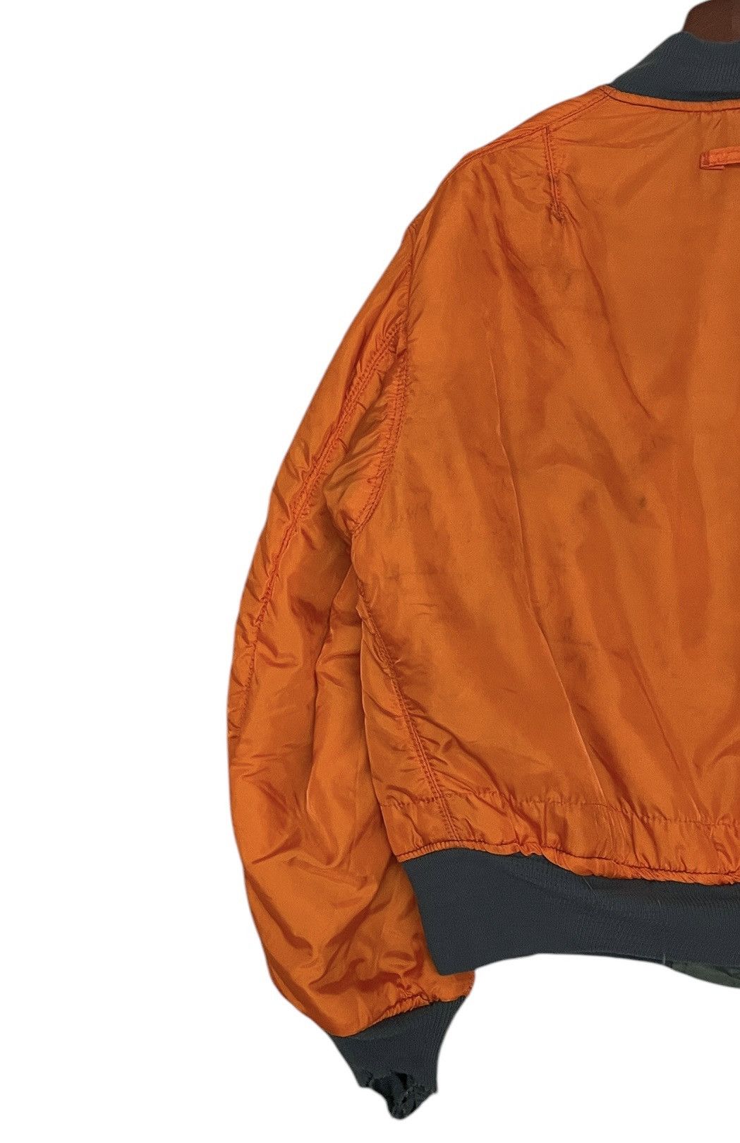 Alpha Industries Vintage Alpha Industries MA-1 Fly Jacket 1980s Size US XL / EU 56 / 4 - 15 Thumbnail