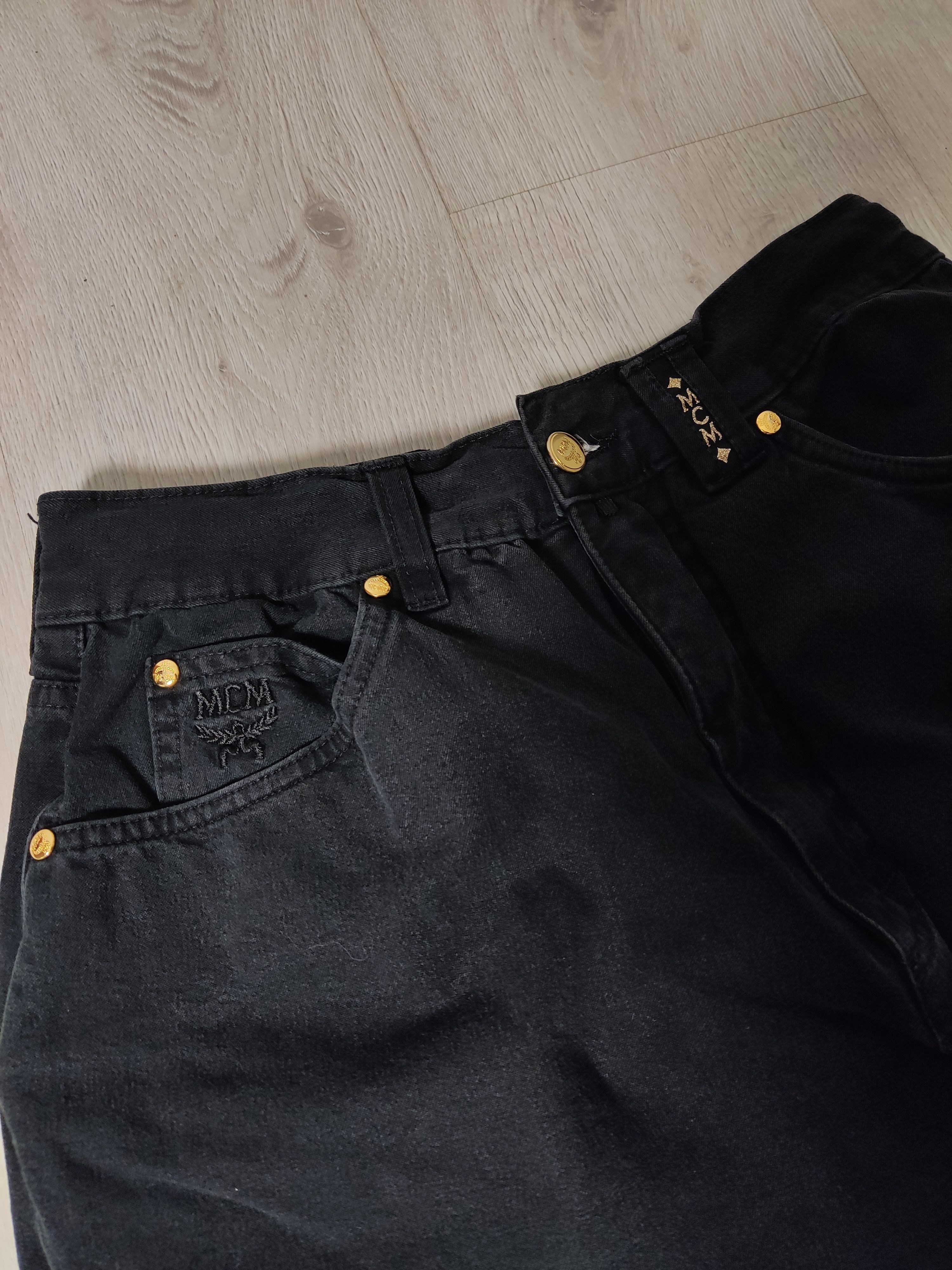 MCM MCM Black Baggy Pants Size US 31 - 2 Thumbnail