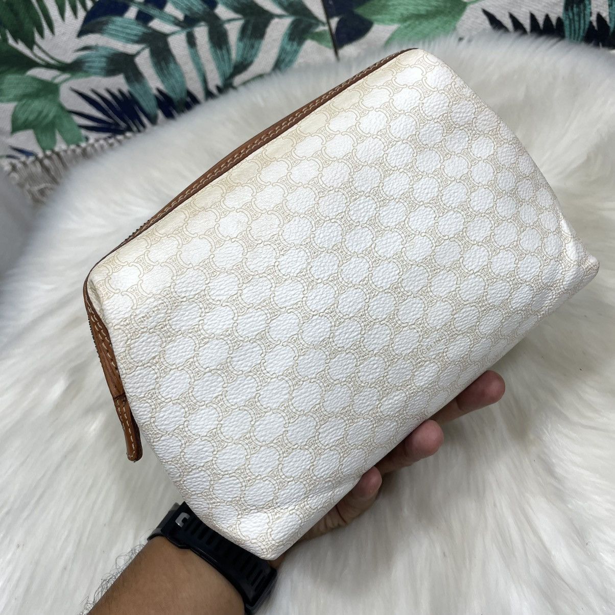 Celine Authentic Vtg. CELINE Macadam Clutch Bag Size ONE SIZE - 10 Thumbnail