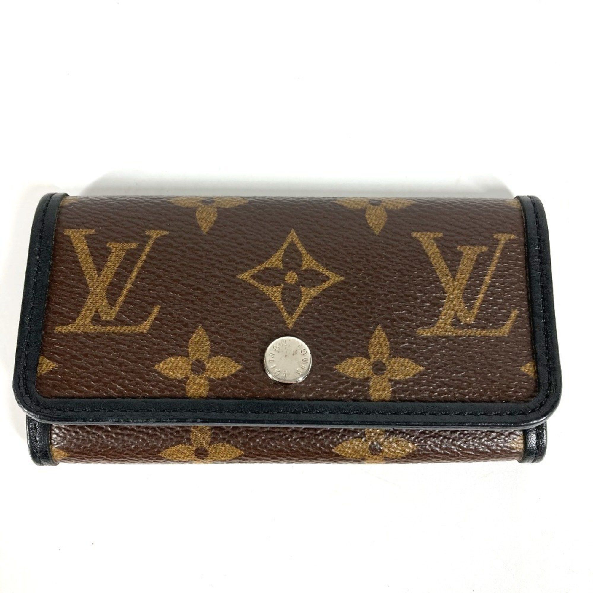 Louis Vuitton LOUIS VUITTON M60165 Monogram Macassar Multicle 6 Key Case, 6-Key, Canvas, Unisex, Brown Size ONE SIZE - 1 Thumbnail