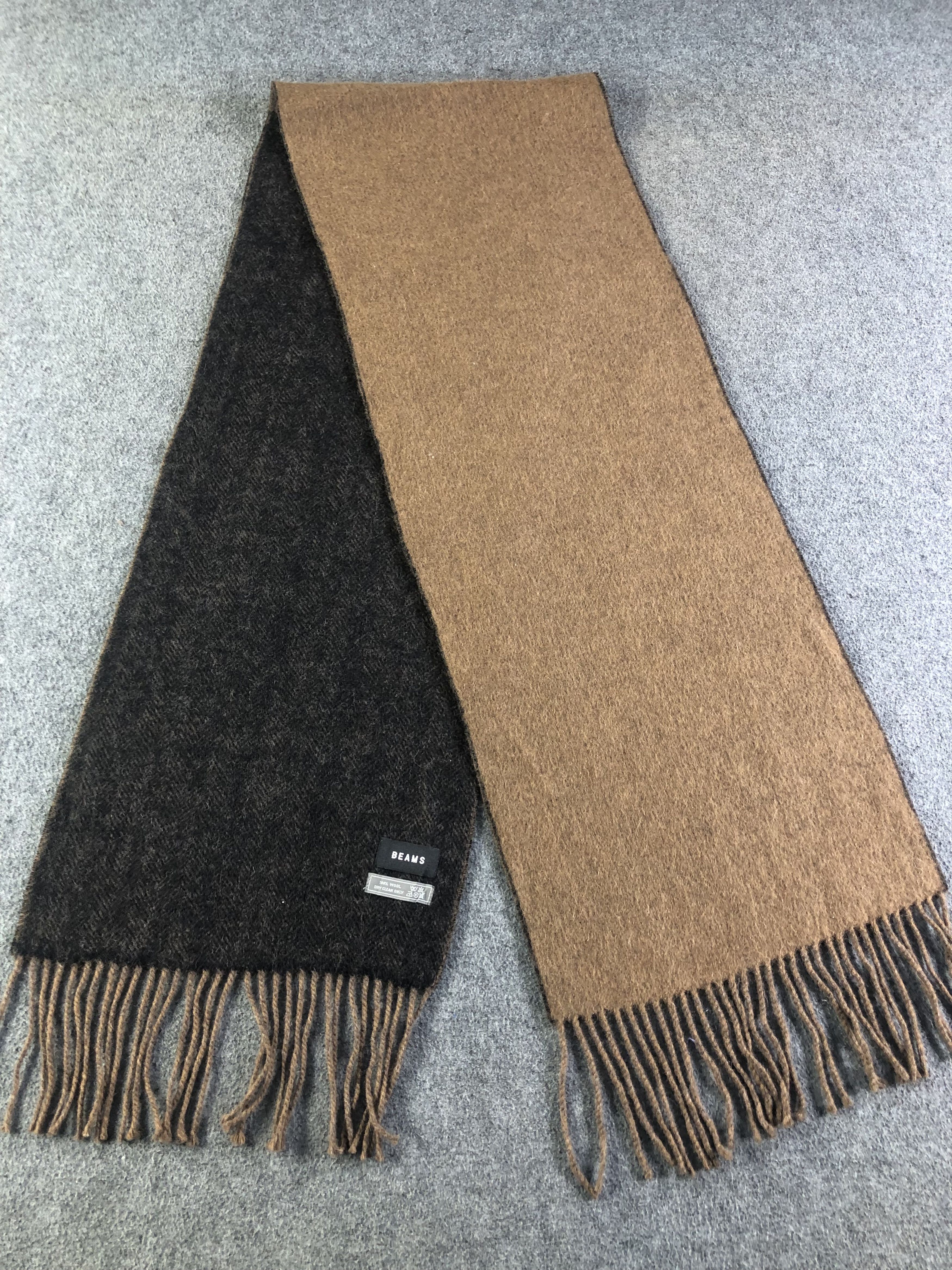 Beams Plus Beams Lambswool Scarf / Muffler / Neckwear SS1253 Size ONE SIZE - 3 Thumbnail