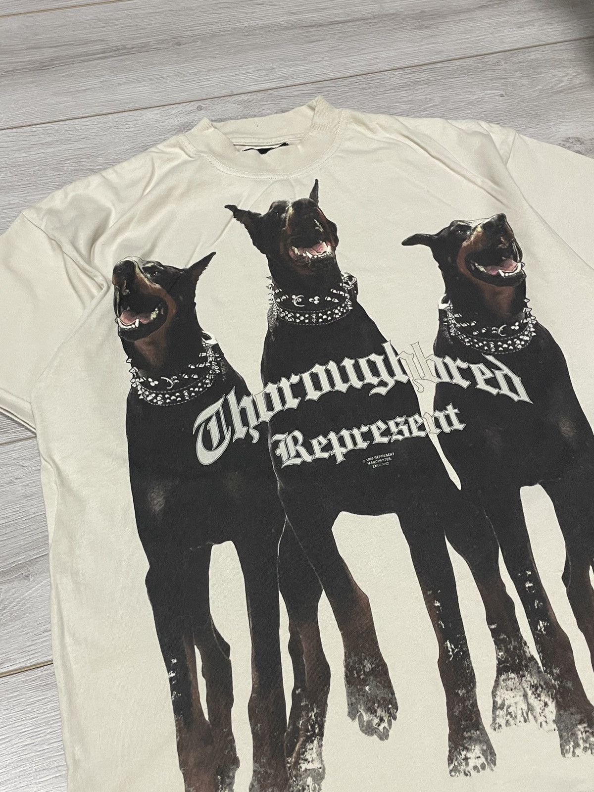 Represent Clo. Represent doberman thoroughbred tee big print dog t-shirt Size US M / EU 48-50 / 2 - 3 Thumbnail